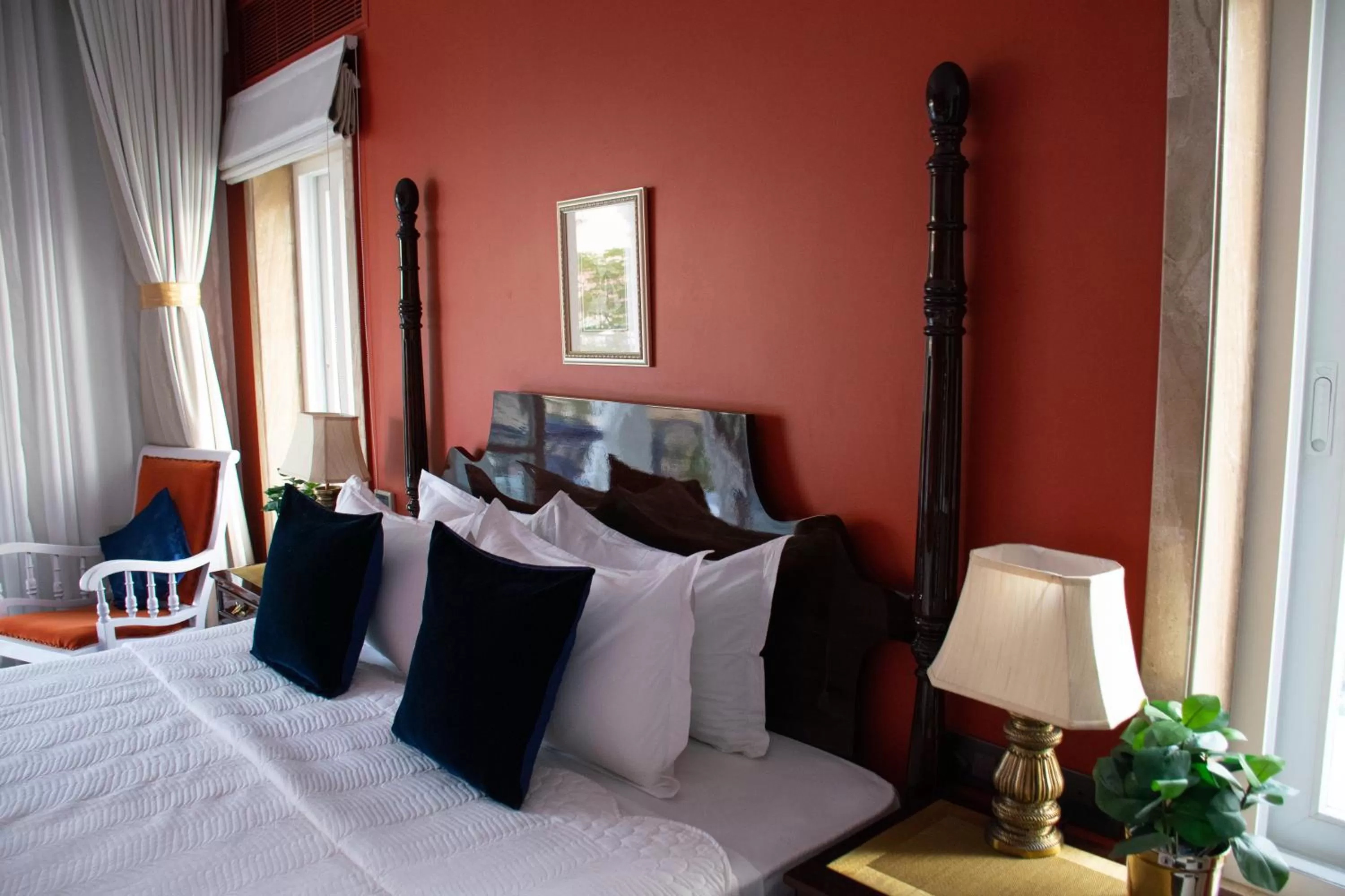 Bed in Dileep Kothi - A Royal Boutique Luxury Suites in Jaipur