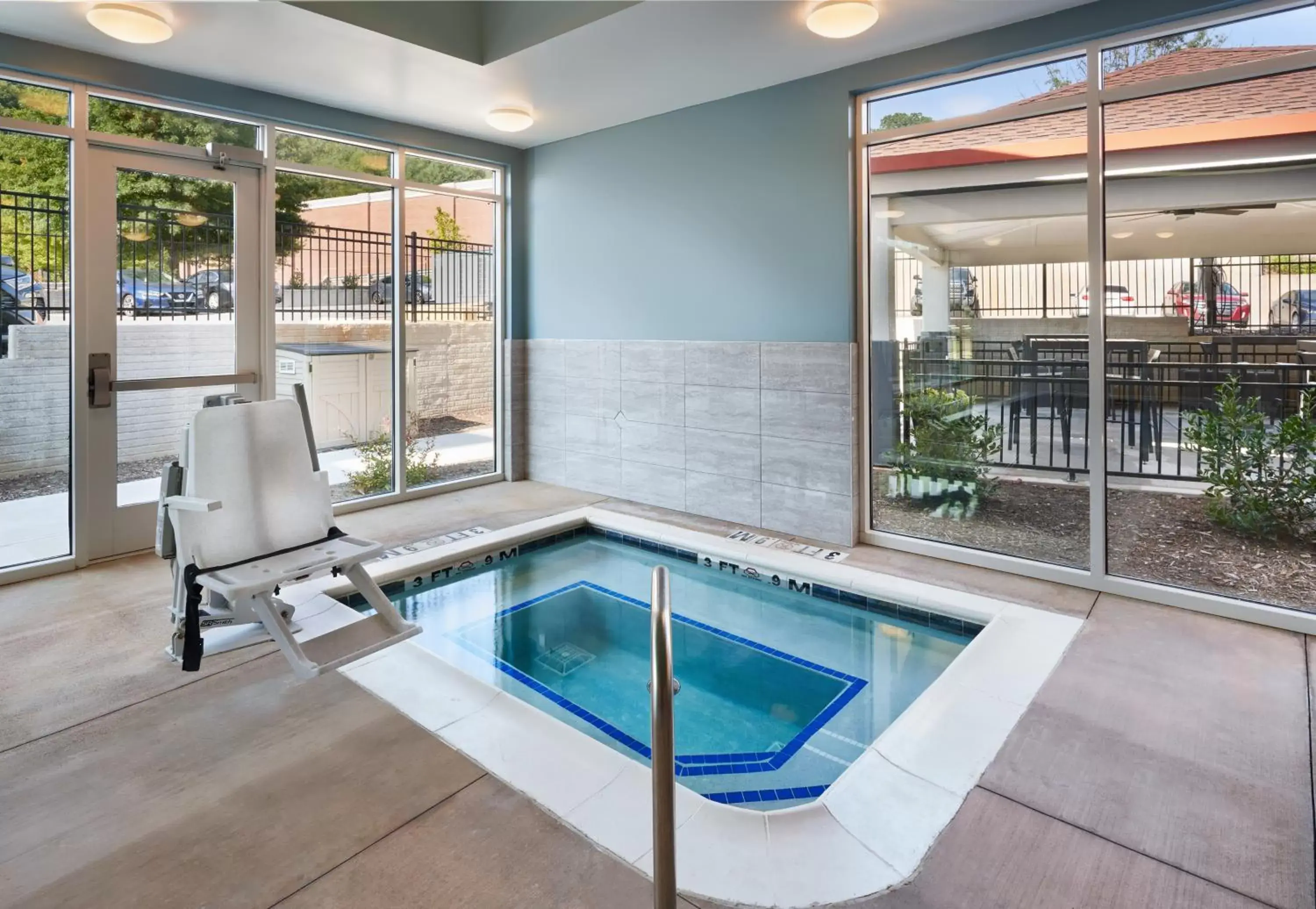 Swimming Pool in Candlewood Suites - Asheville Downtown, an IHG Hotel