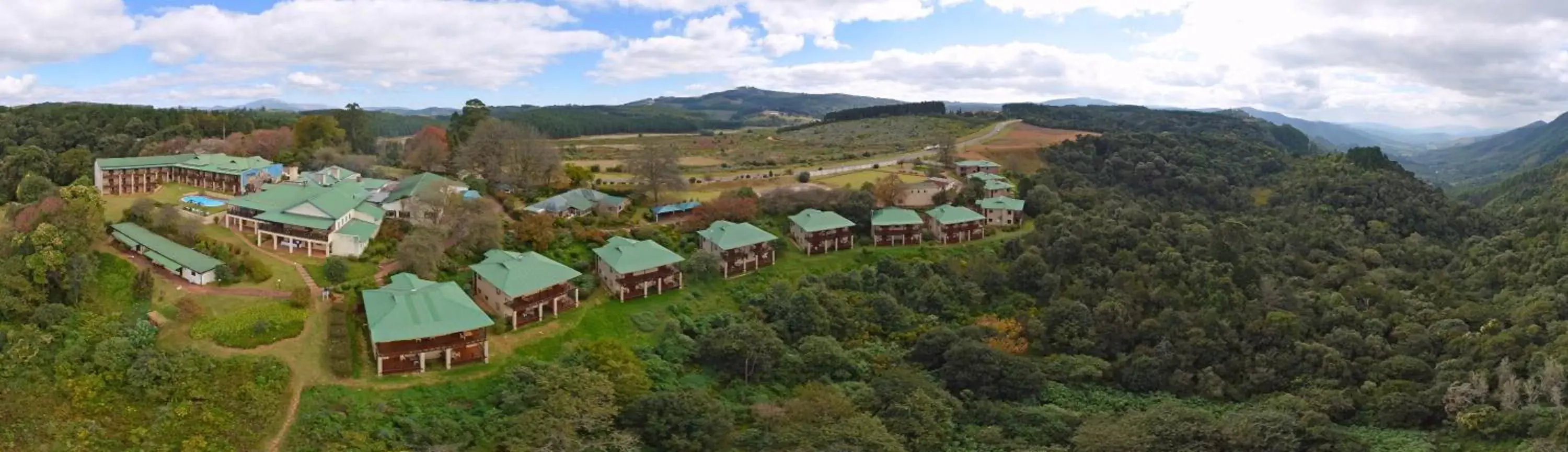 Bird's eye view, Bird's-eye View in Magoebaskloof Hotel