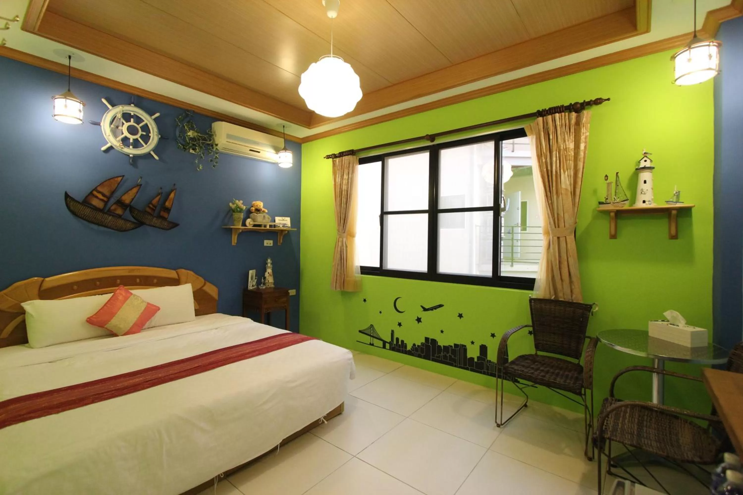 Bed in Kenting Diack Inn