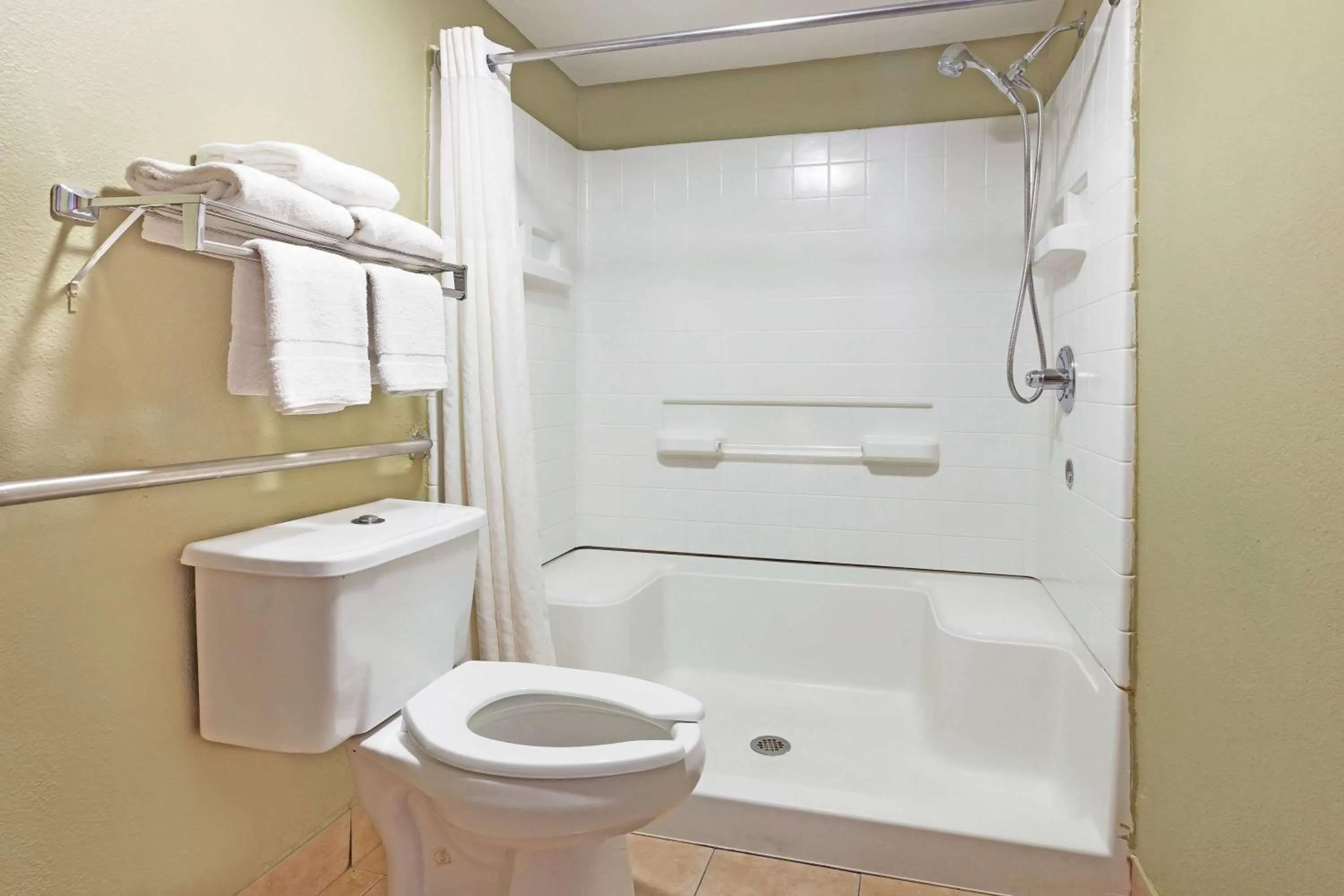 Bathroom in Super 8 by Wyndham Sulphur