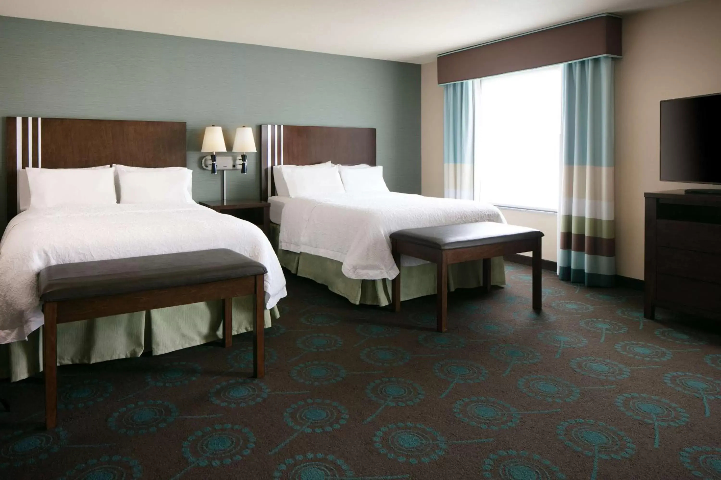 Bedroom, Bed in Hampton Inn and Suites - Lincoln Northeast