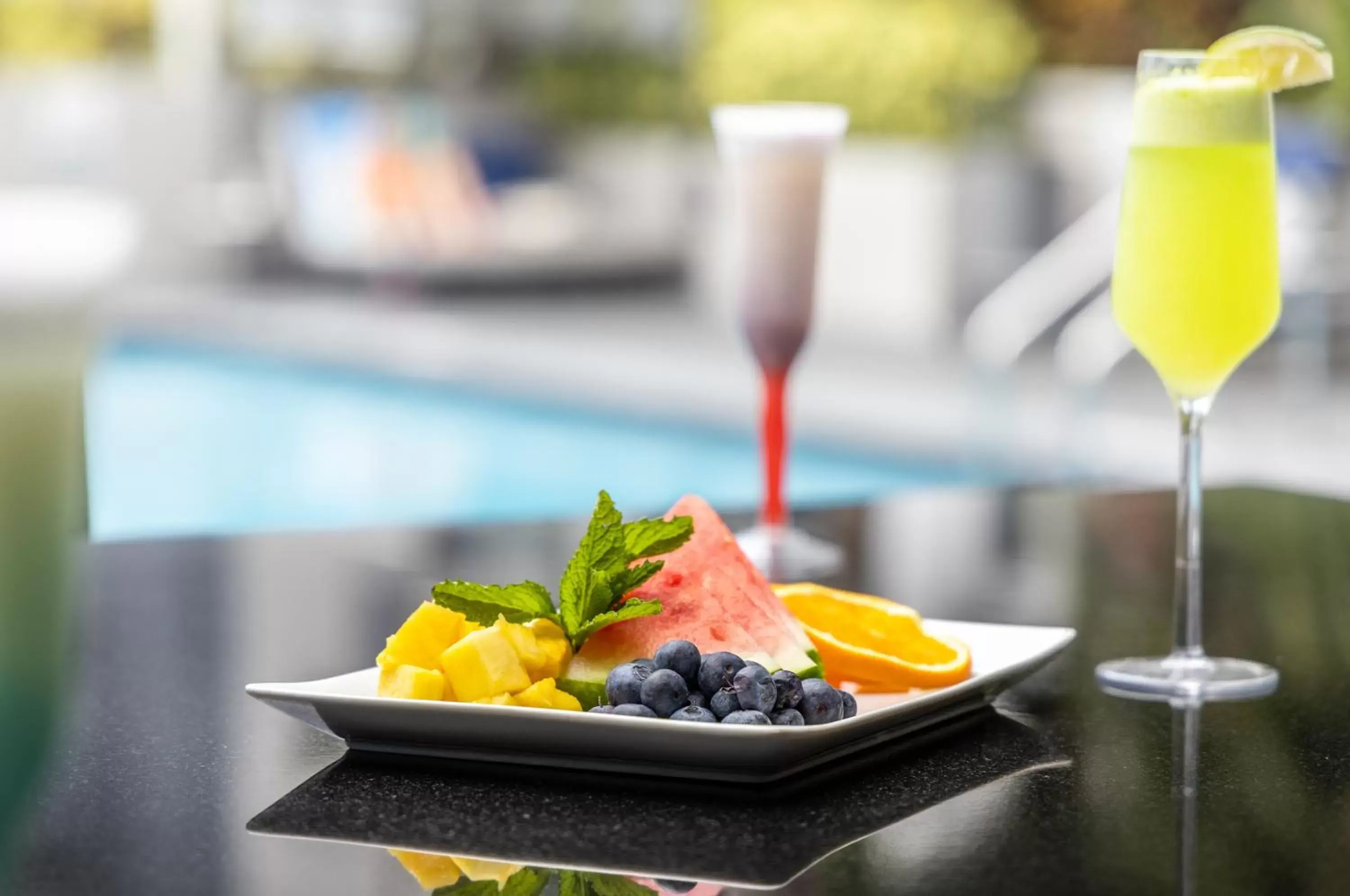 Food and drinks, Swimming Pool in Fortune House Hotel Suites