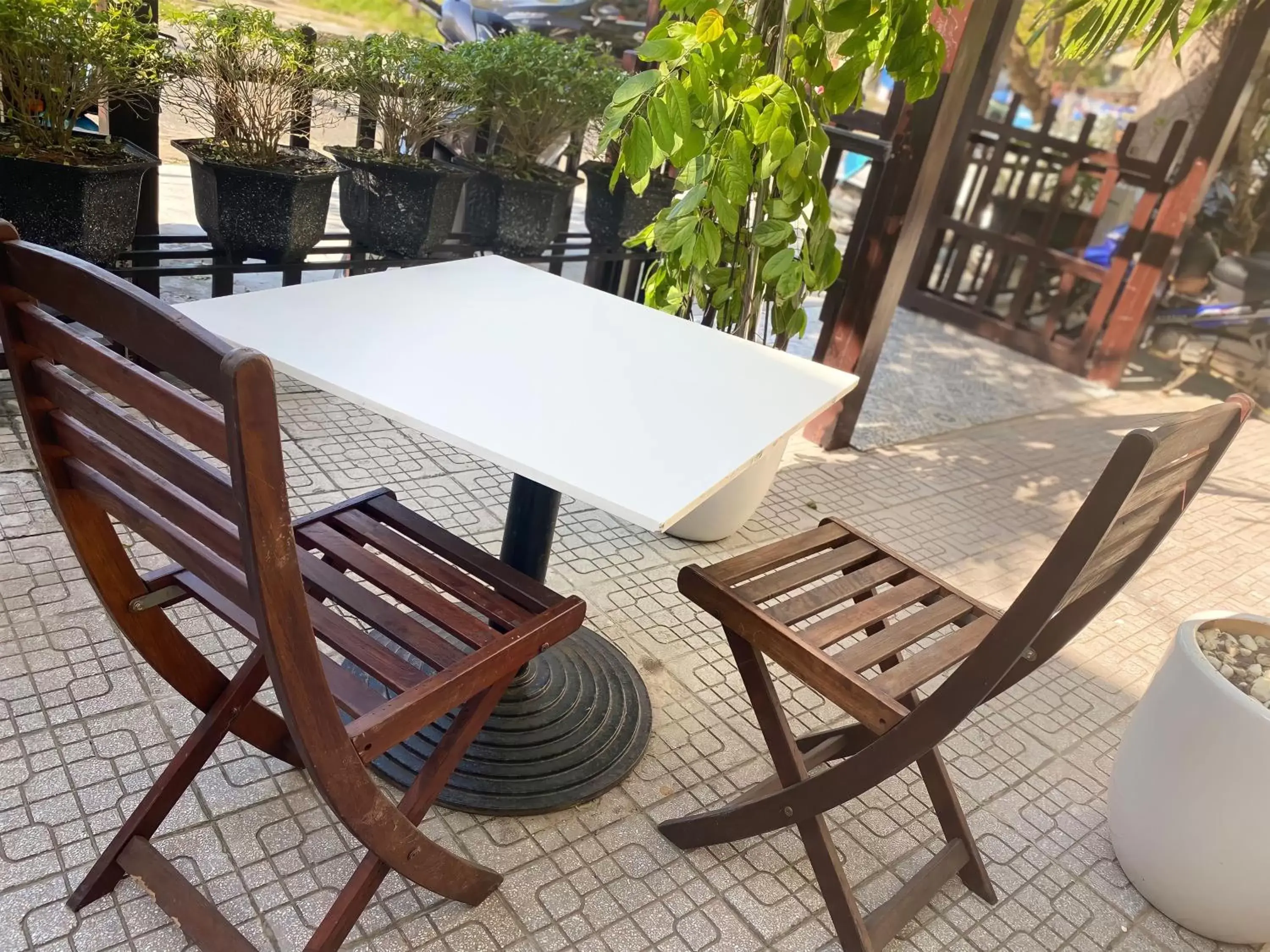 Patio in Sea and Sand Hotel