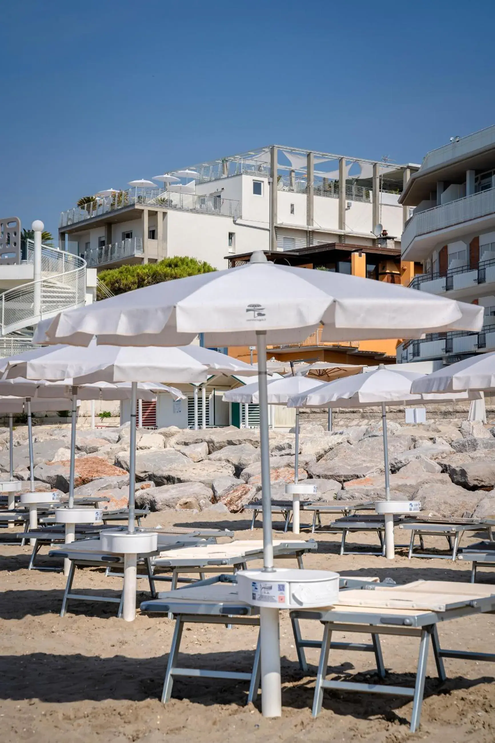 Beach in Hotel Marco Polo