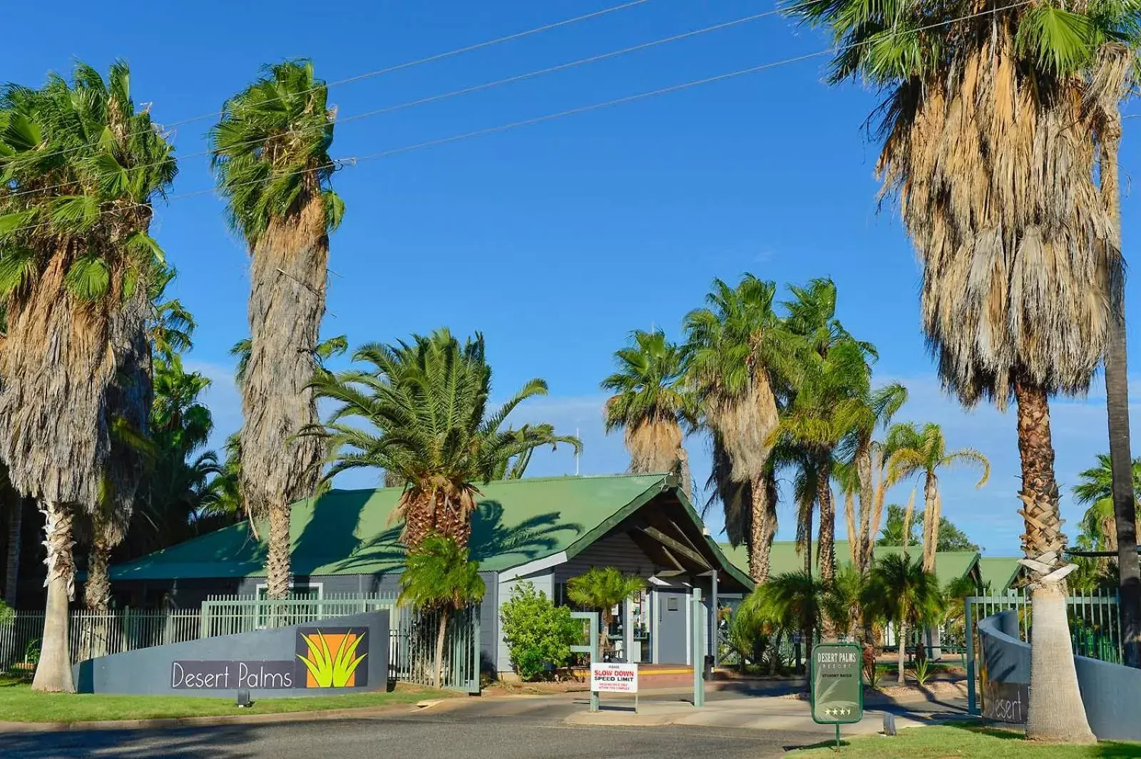 Facade/entrance in Desert Palms Alice Springs Facade/entrance in Desert Palms Alice Springs