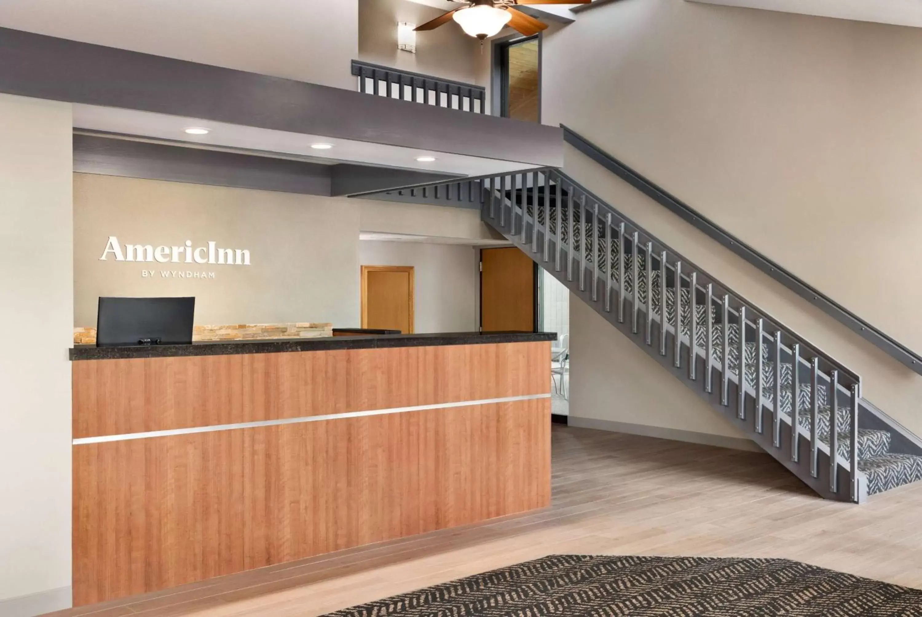 Lobby or reception in AmericInn by Wyndham Bemidji Lobby or reception in AmericInn by Wyndham Bemidji