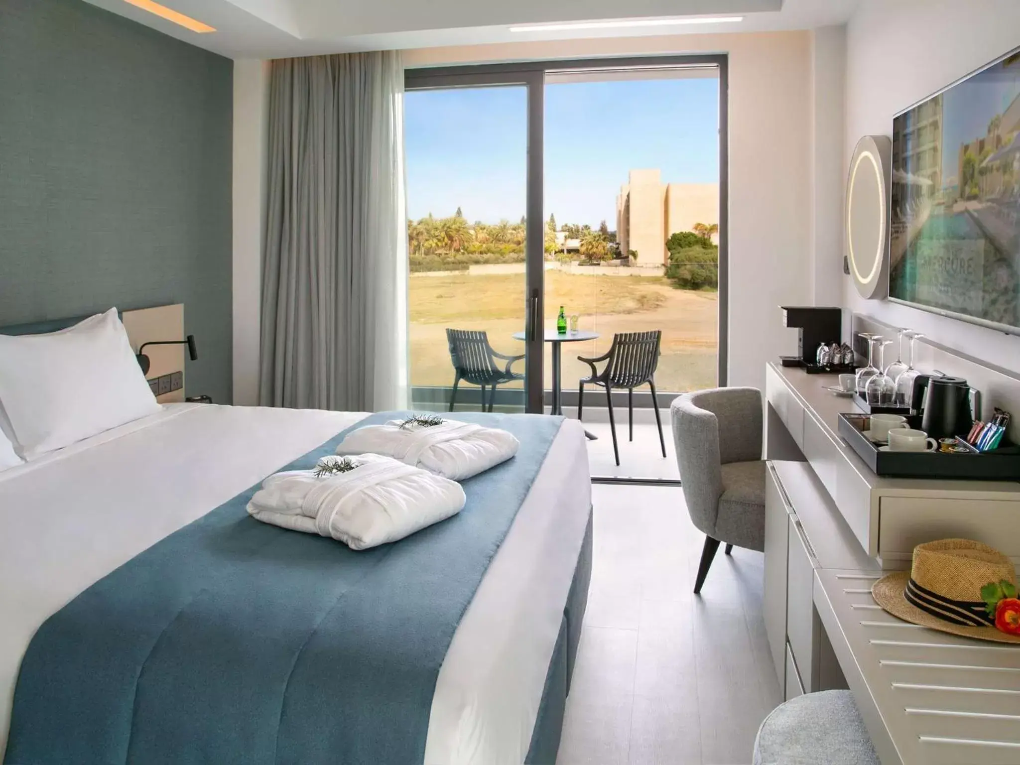 Bed in Mercure Larnaca Beach Resort