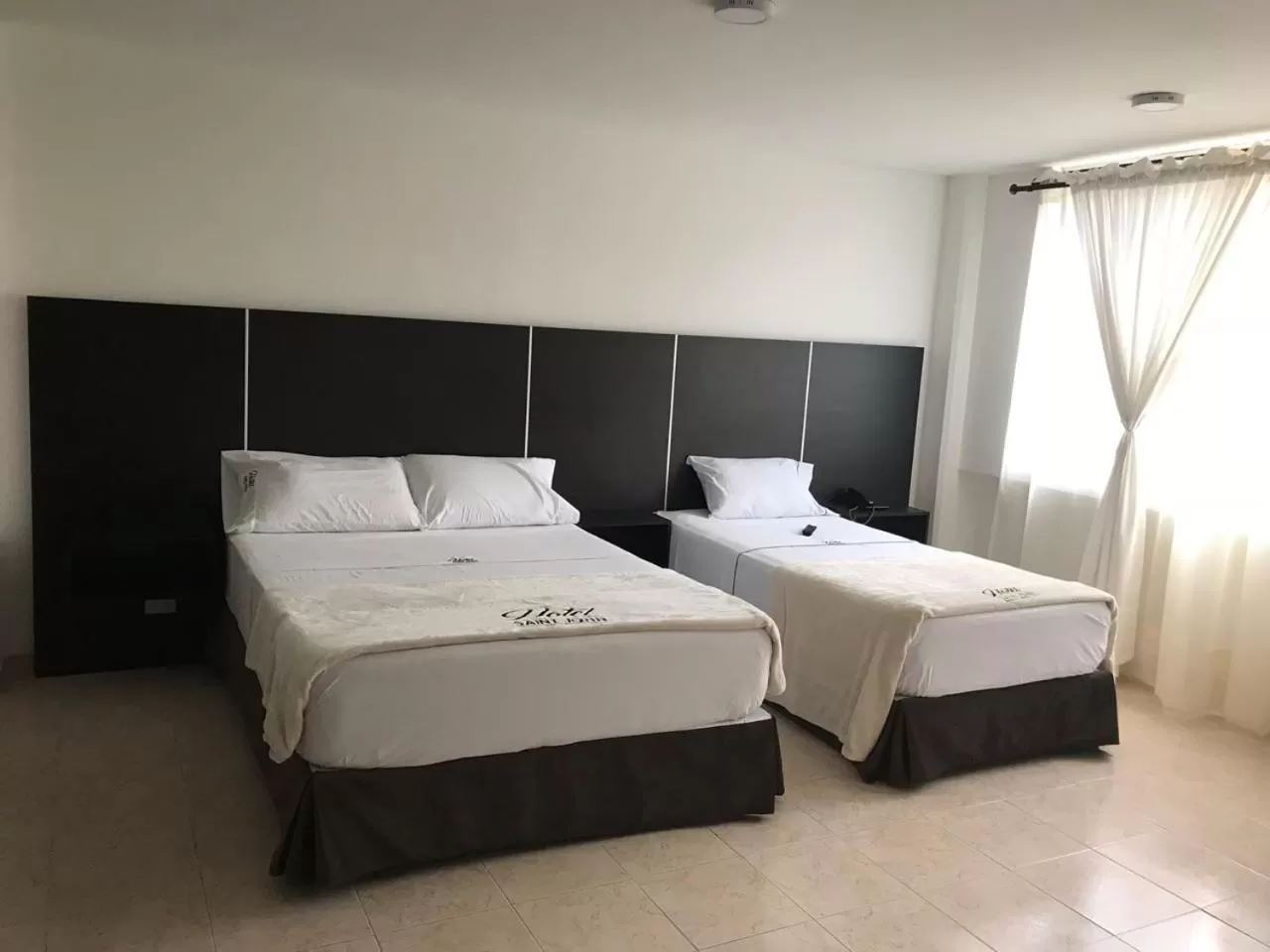 Bed in Hotel Saint John