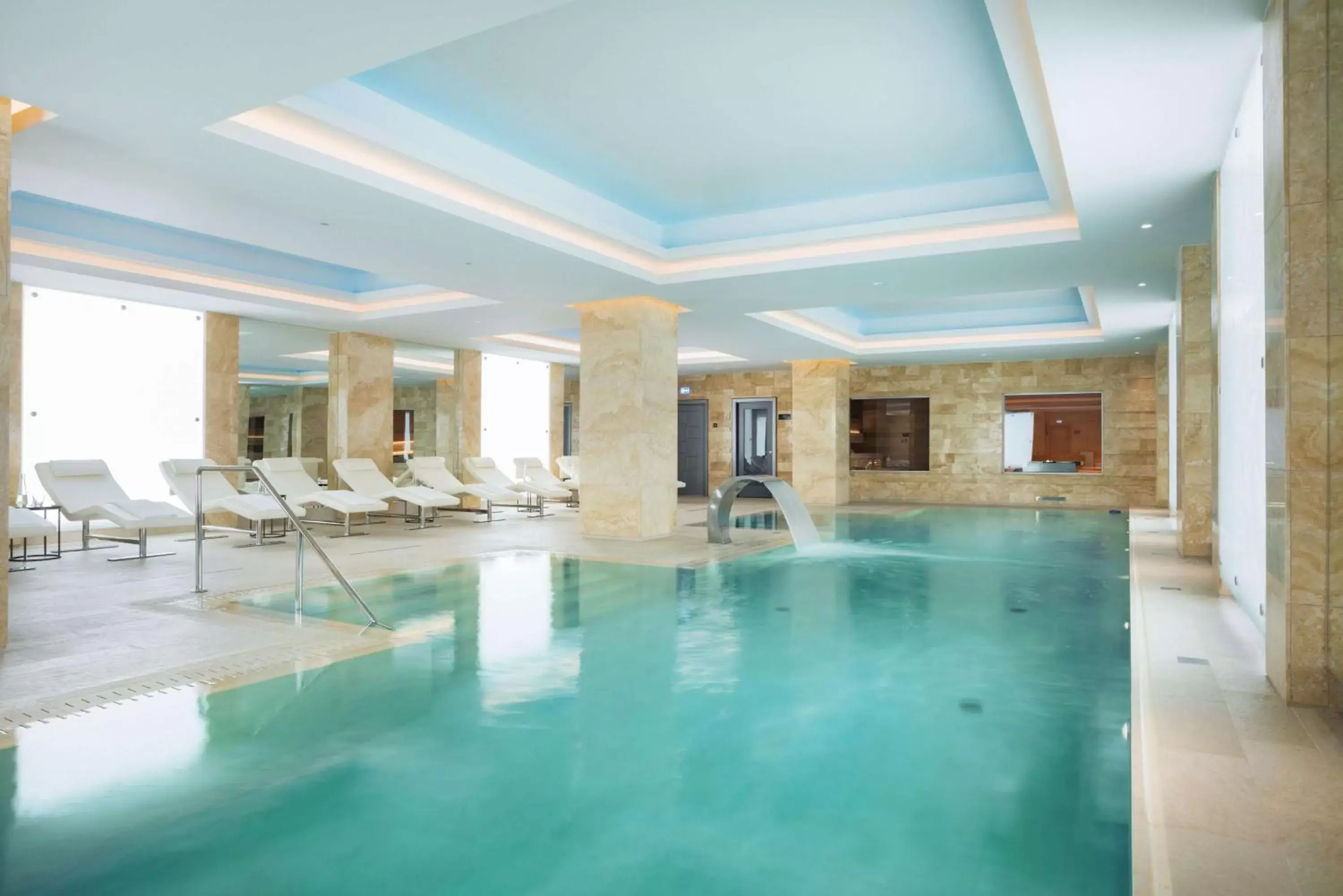 Pool view, Swimming Pool in Grand Hotel Kempinski Riga