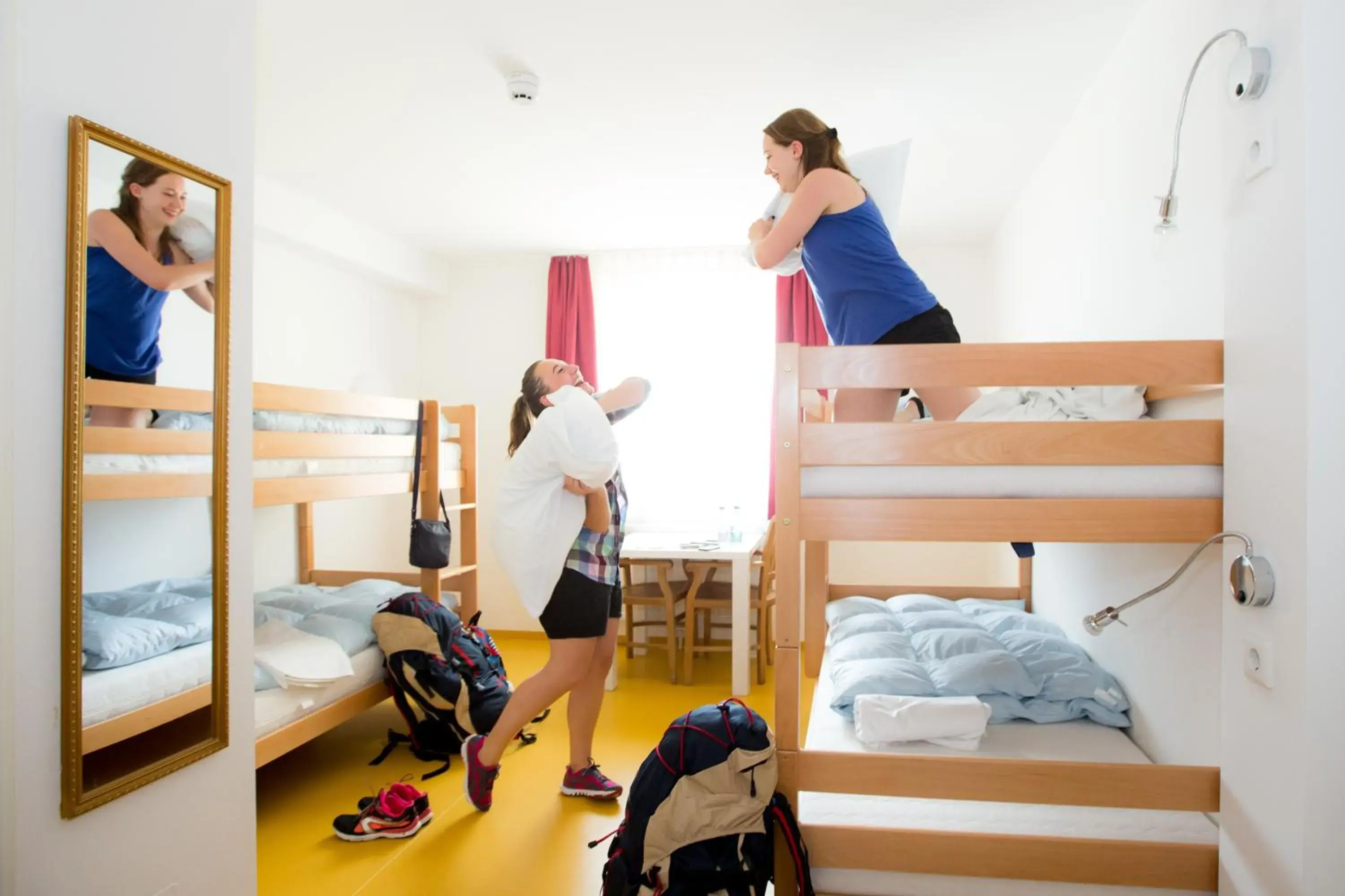 Bed, Bunk Bed in a&t Holiday Hostel