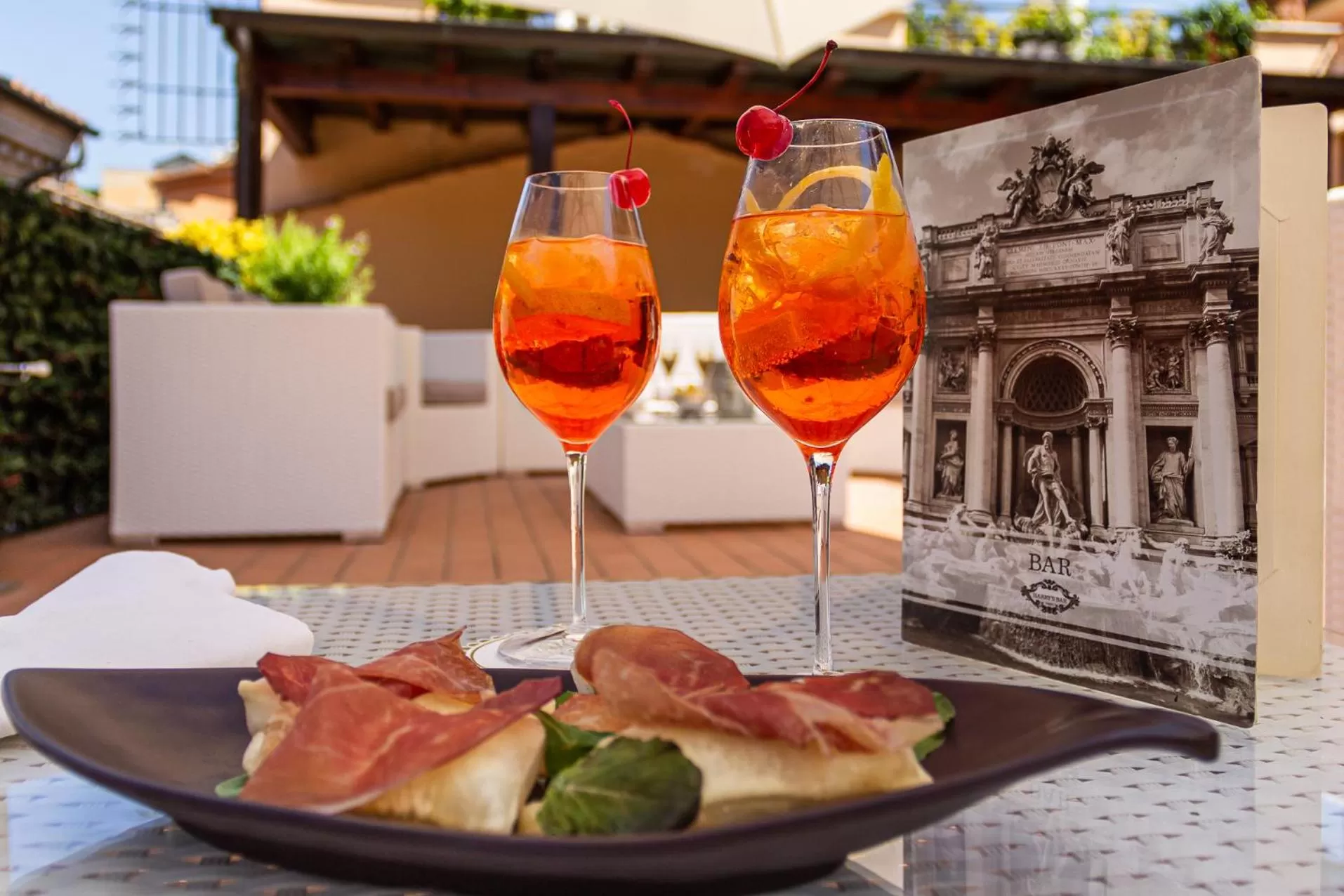 Balcony/Terrace in Harry's Bar Trevi Hotel & Restaurant
