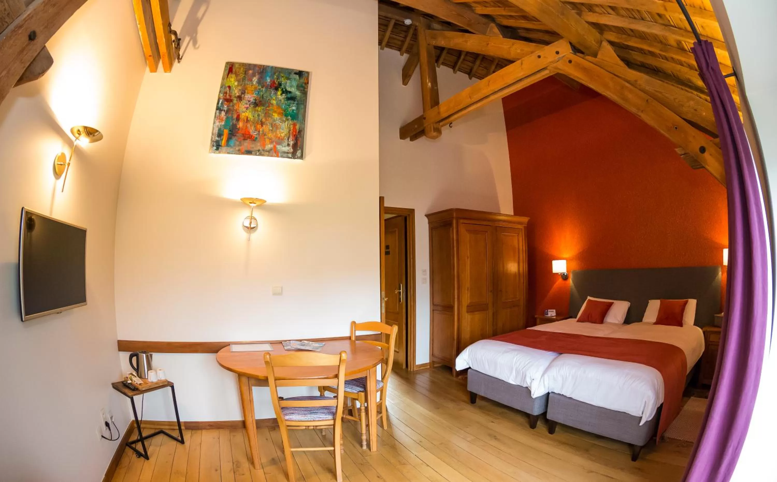 Photo of the whole room in B&B Ferme Château de Laneffe