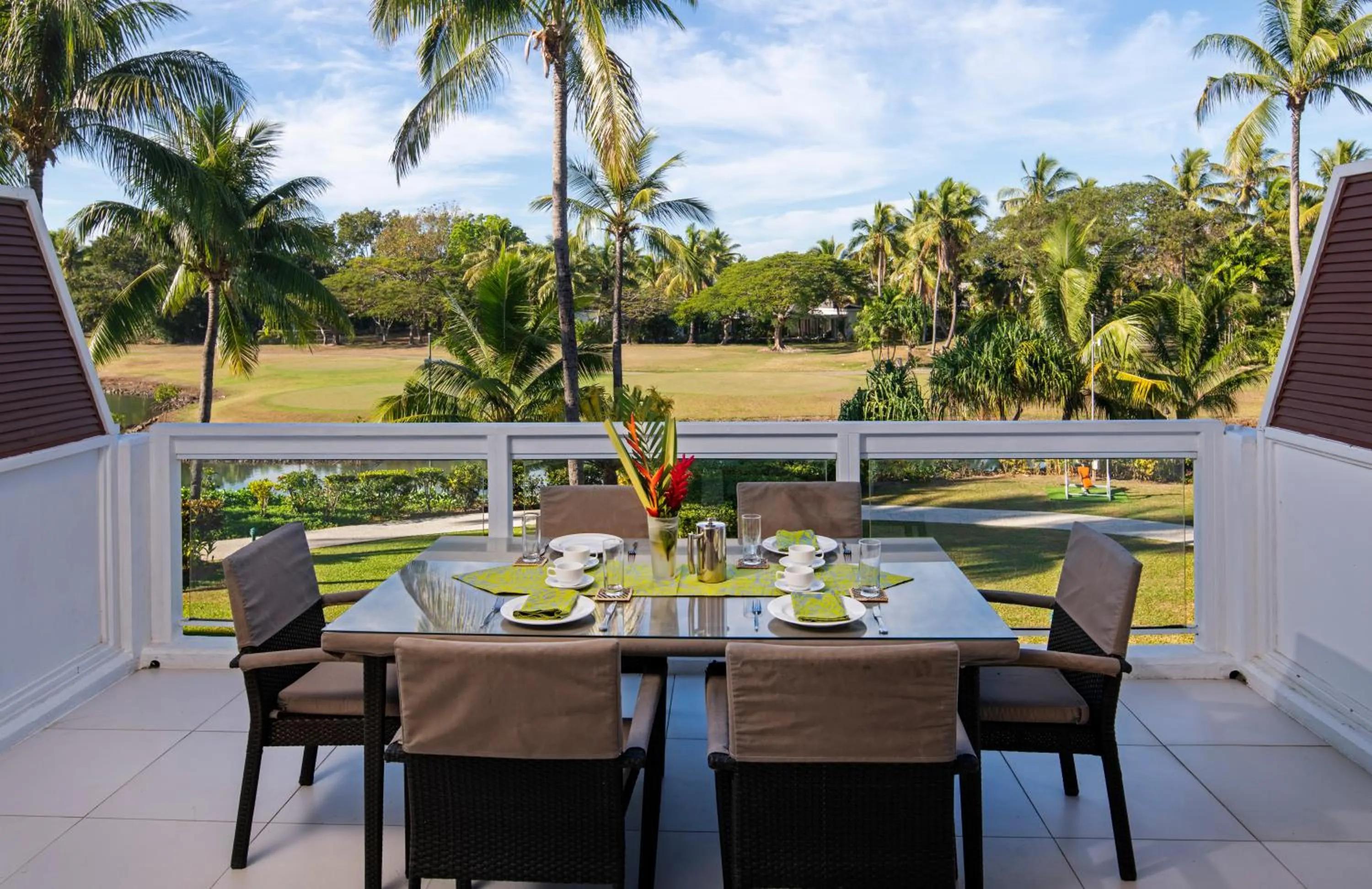 Balcony/Terrace in The Terraces Apartments Denarau