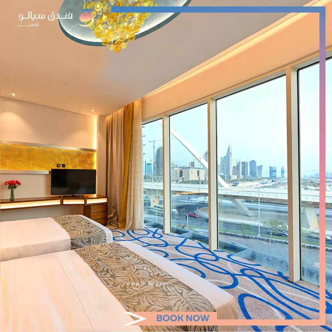 Bed in Cielo Hotel Lusail Qatar