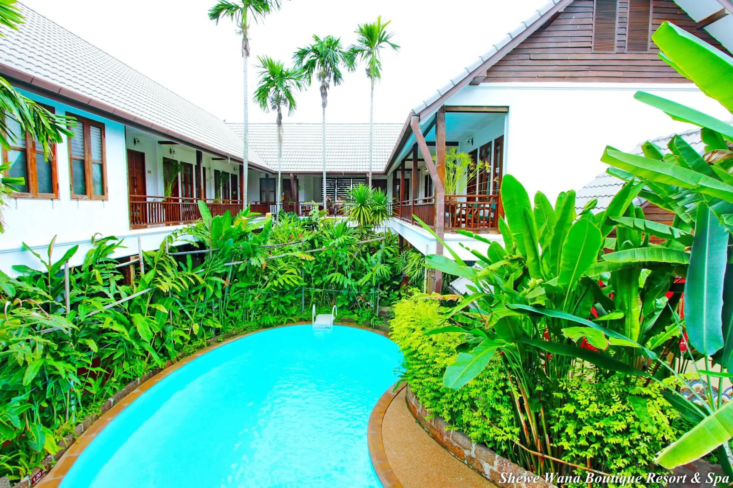 Natural landscape, Swimming Pool in Shewe Wana Boutique Hotel