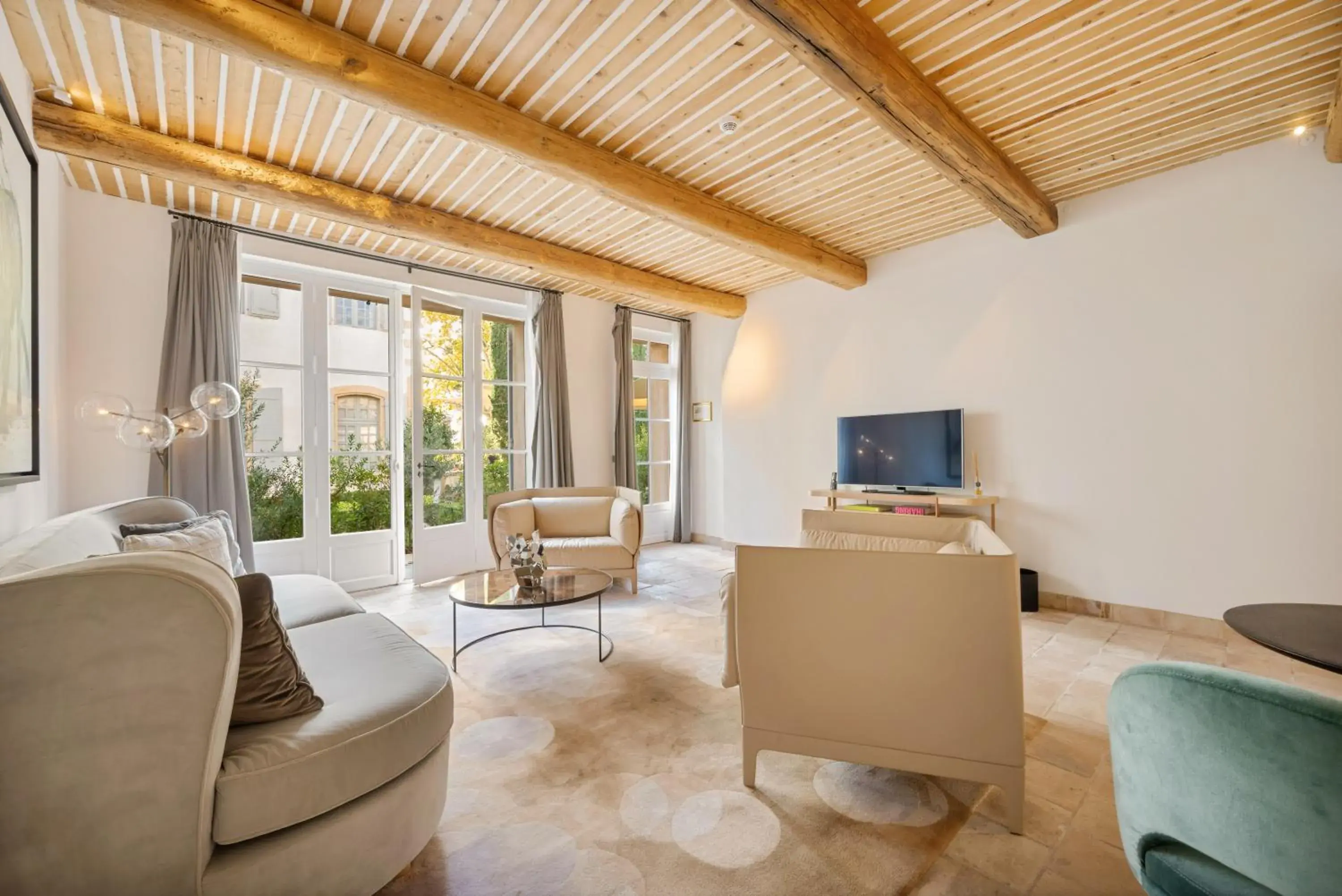 Living room, Seating Area in Château de la Gaude