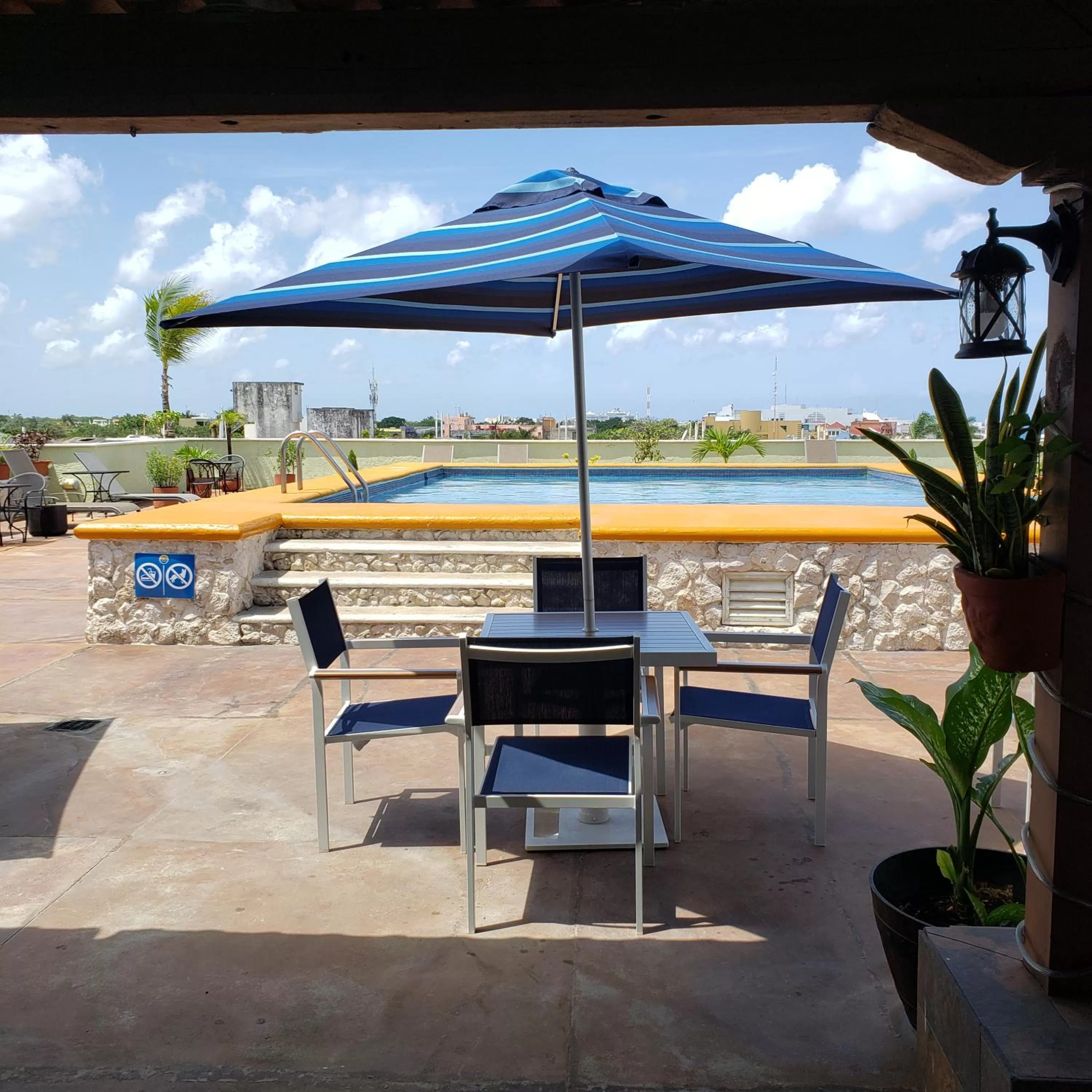 Balcony/Terrace in Hotel Plaza Cozumel