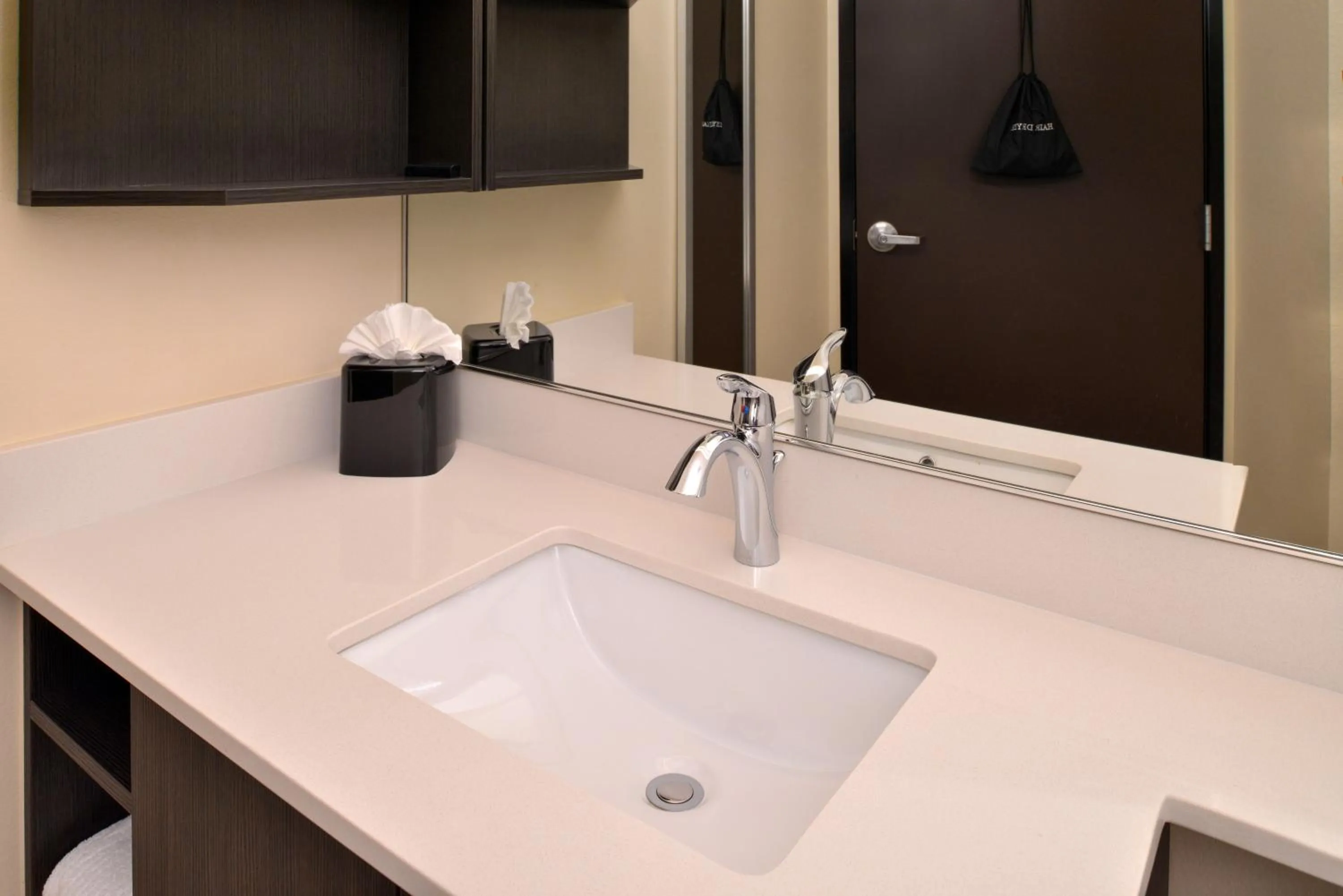 Bathroom in Candlewood Suites - Austin Airport by IHG