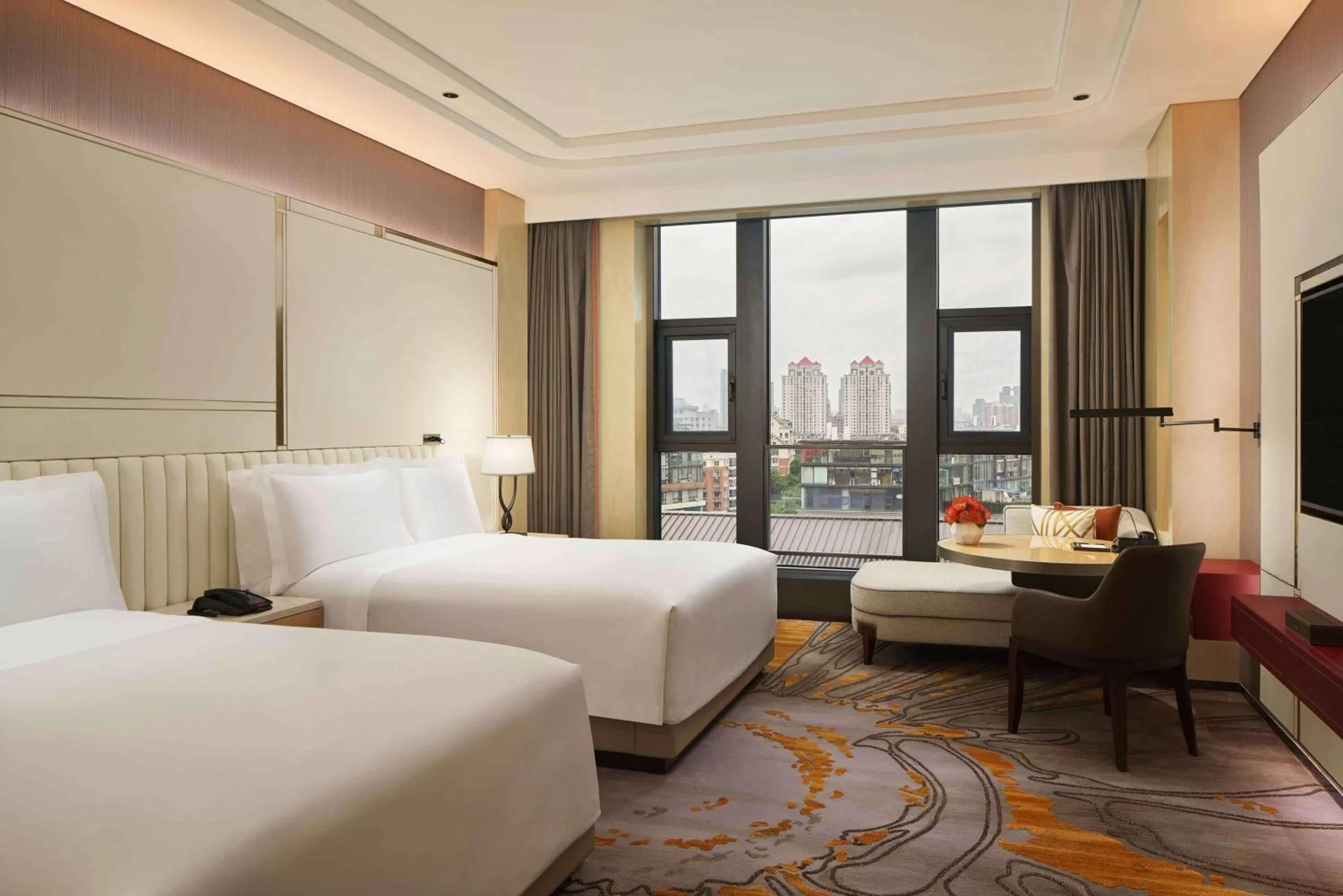 Bedroom, Bed in Conrad Tianjin