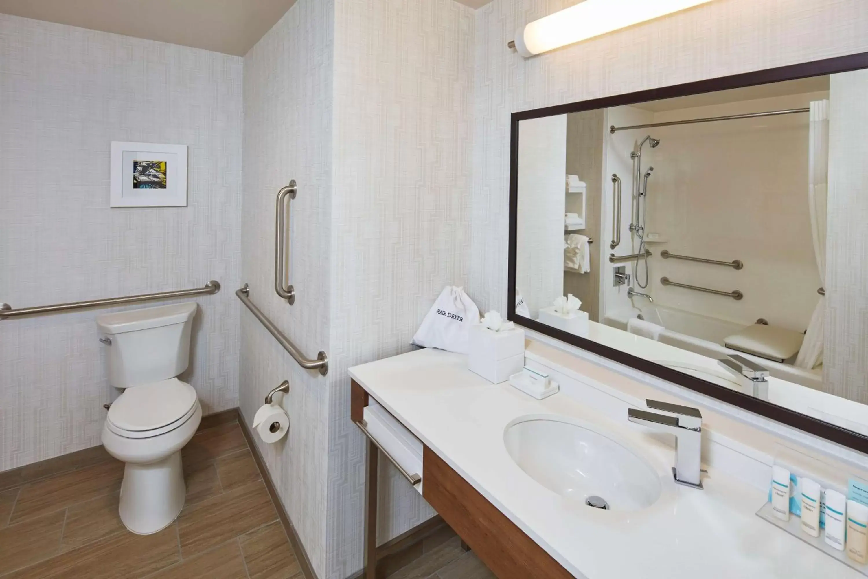 Bathroom in Hampton Inn & Suites Sacramento at CSUS