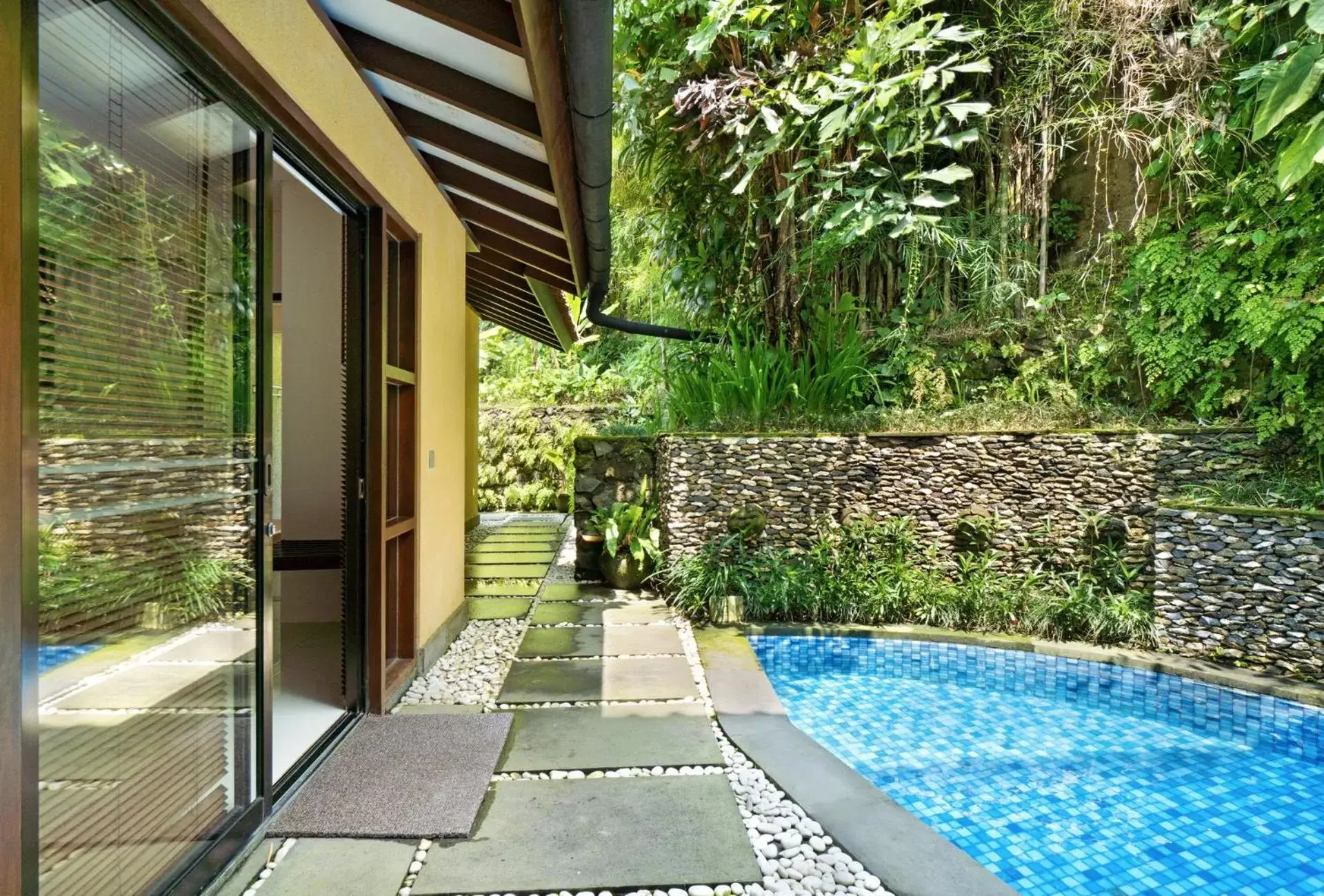 Patio, Swimming Pool in Ubud Green Resort Villas Powered by Archipelago