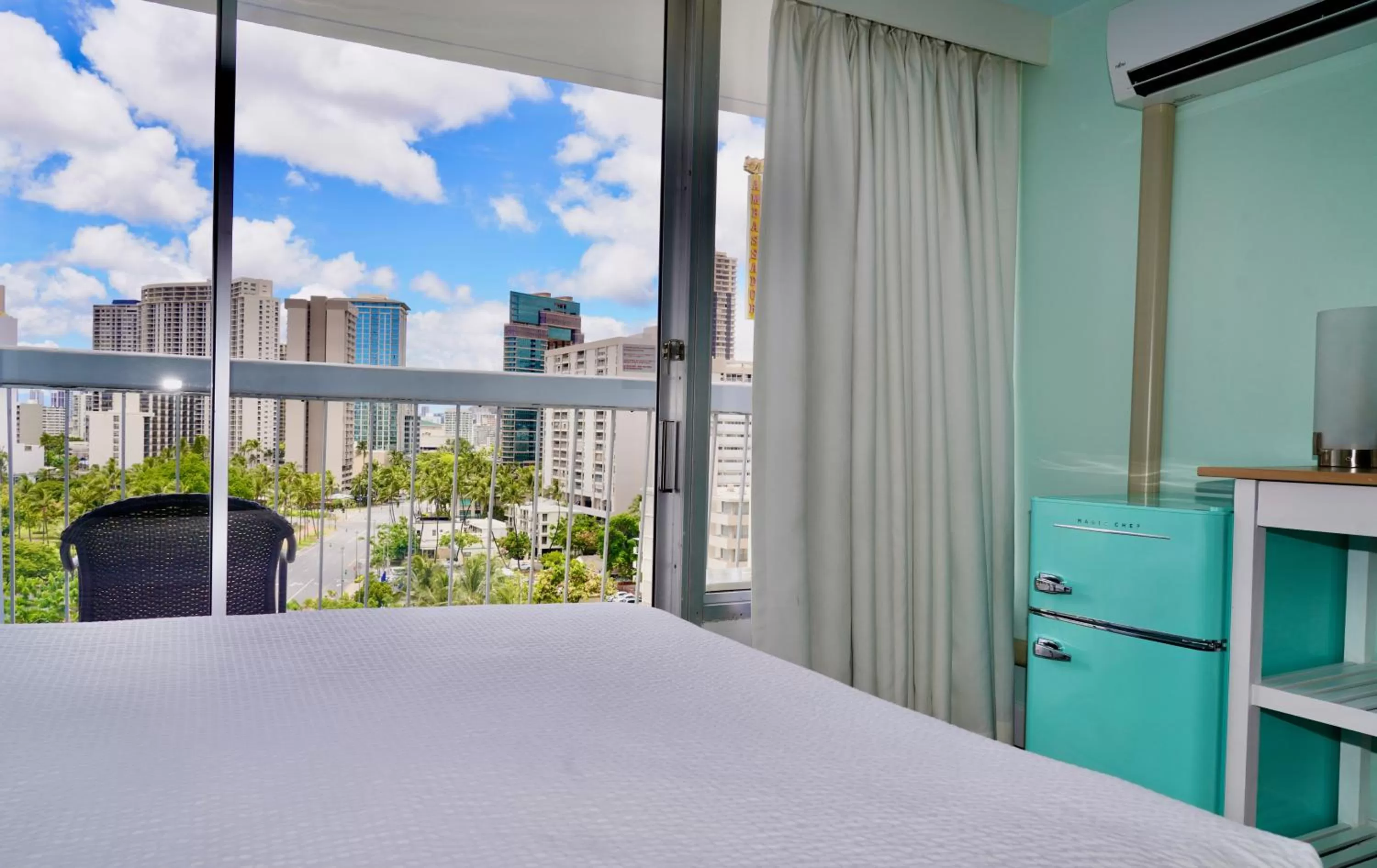 Bed in Hotel La Croix