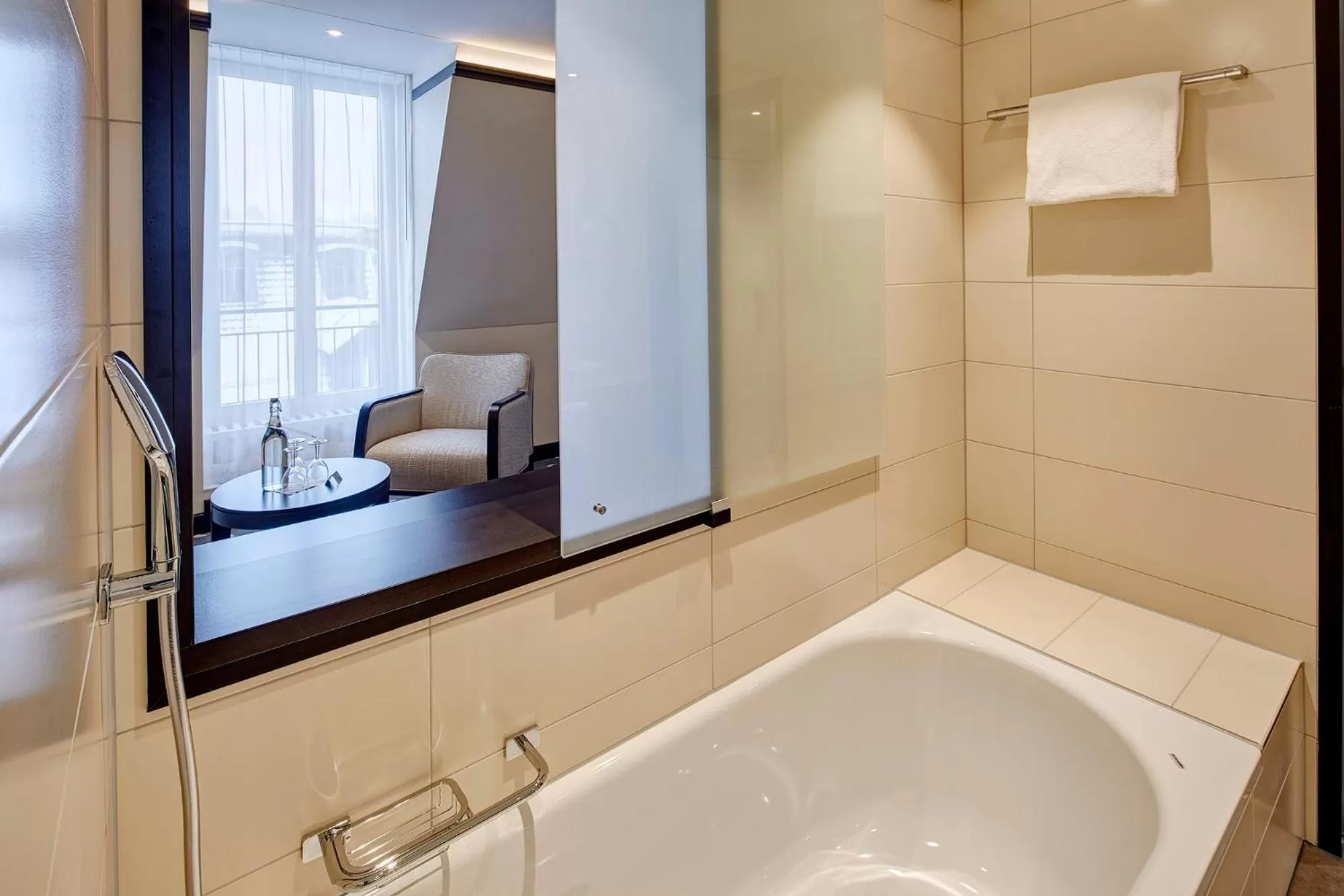 Shower in Hotel Monopol Luzern