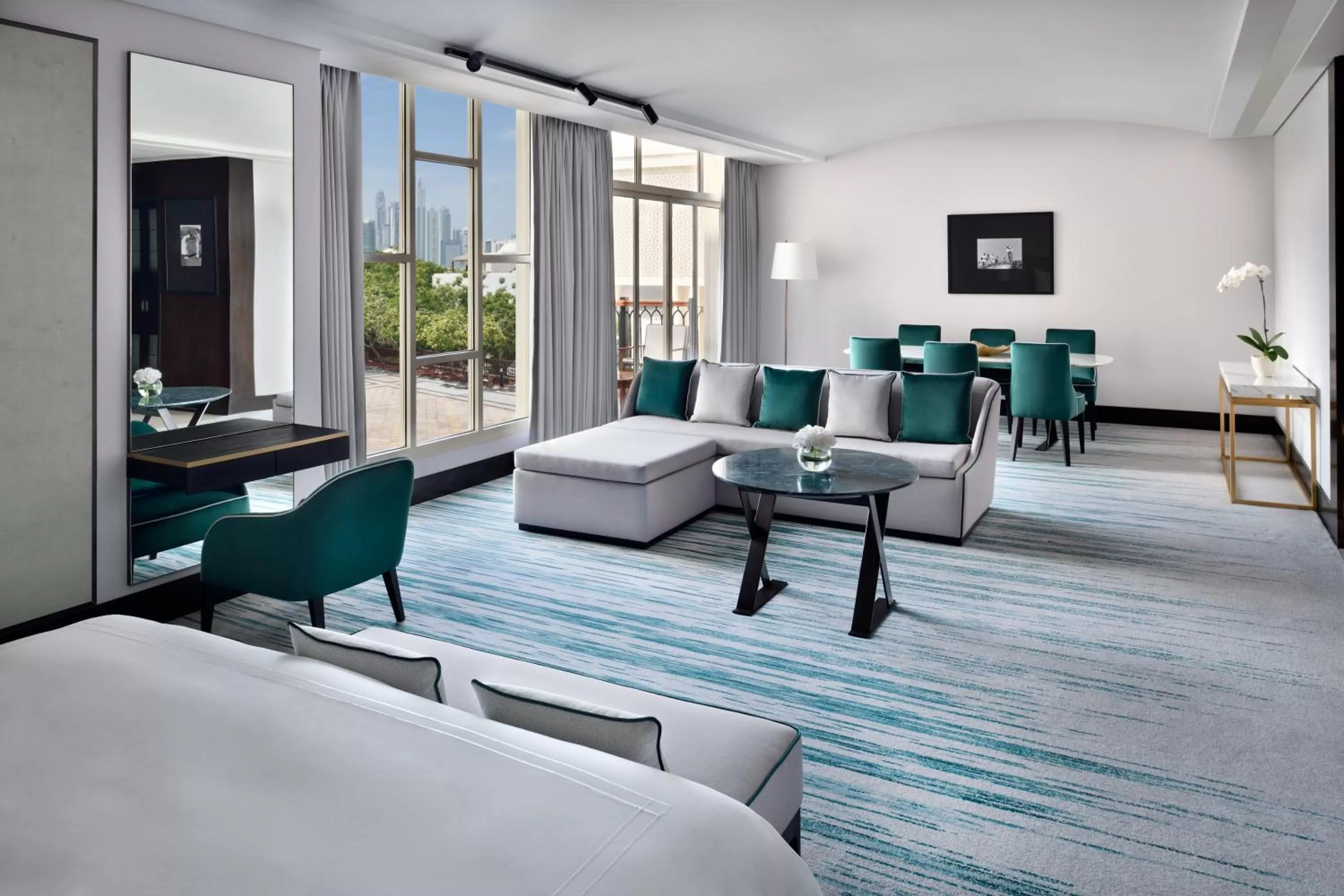 Seating area, Bed in Address Montgomerie