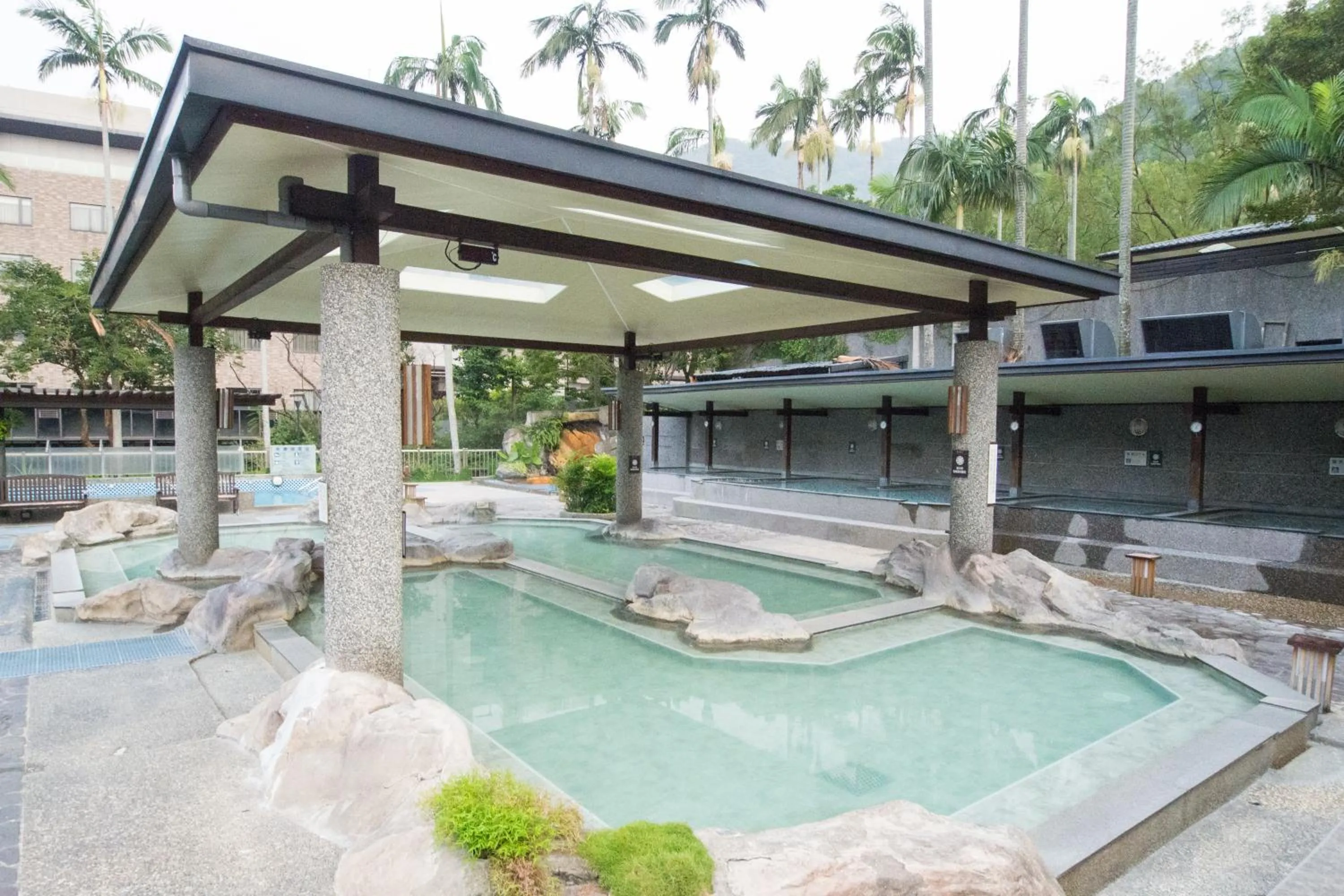 Hot Spring Bath in Great Roots Forestry Spa Resort