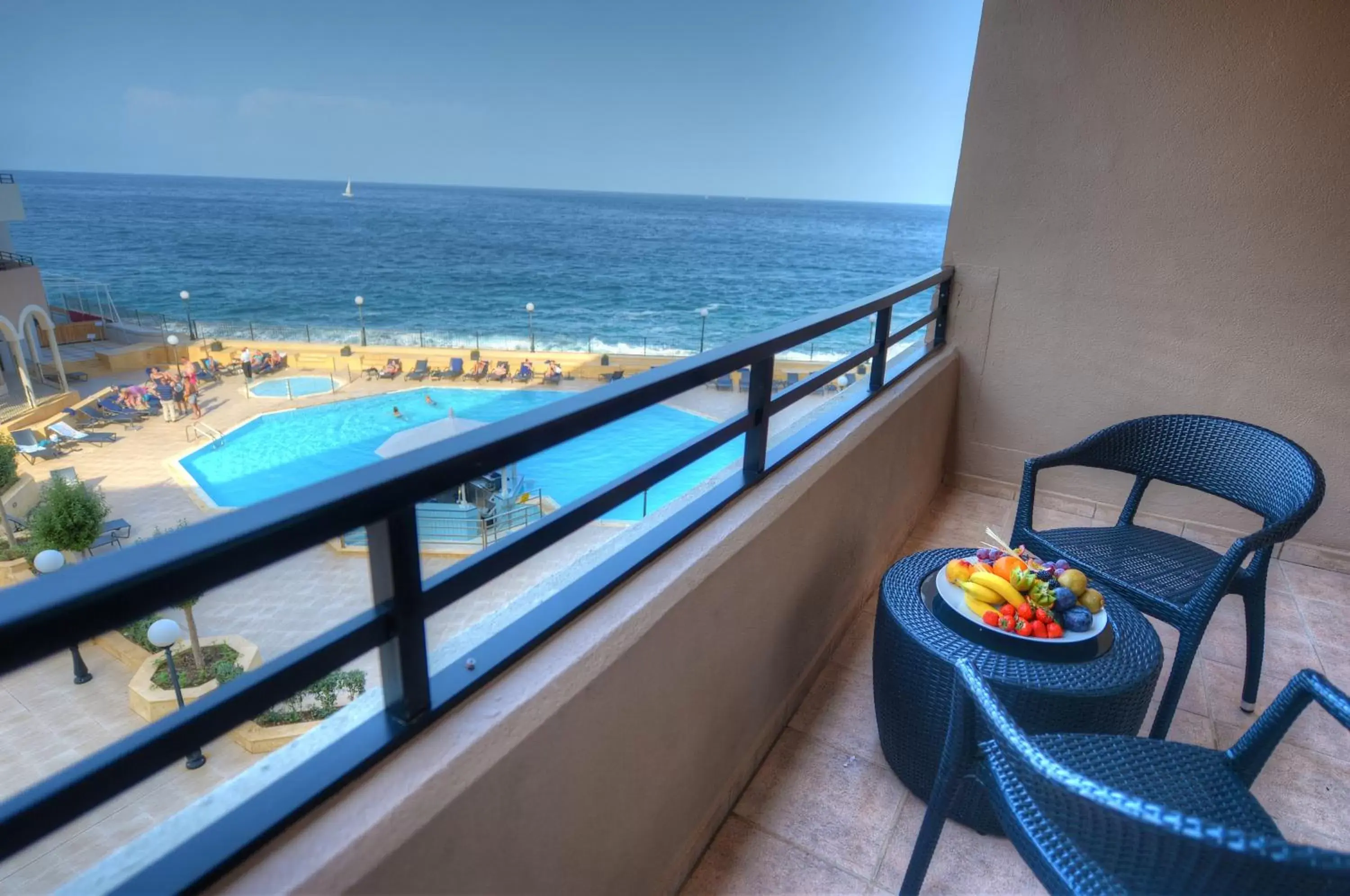 Balcony/Terrace in Radisson Blu Resort, Malta St. Julian's