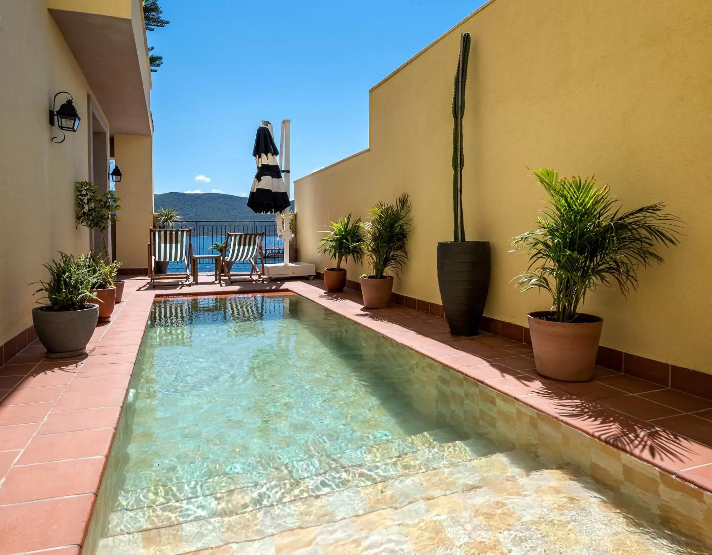 Balcony/Terrace, Swimming Pool in Casa Nonna Bodrum - Adult Only
