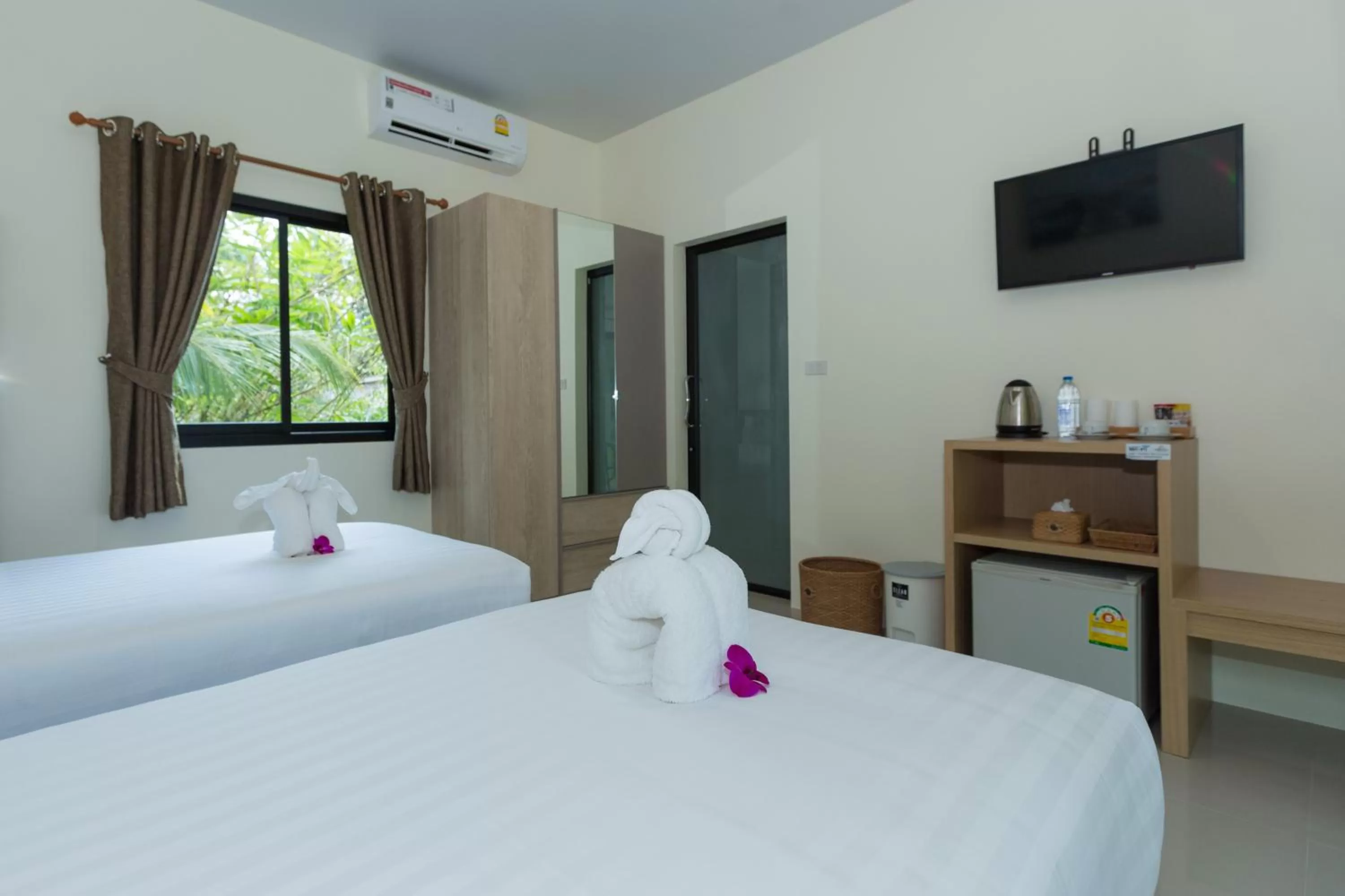 Bed in Garden Villa Khaolak