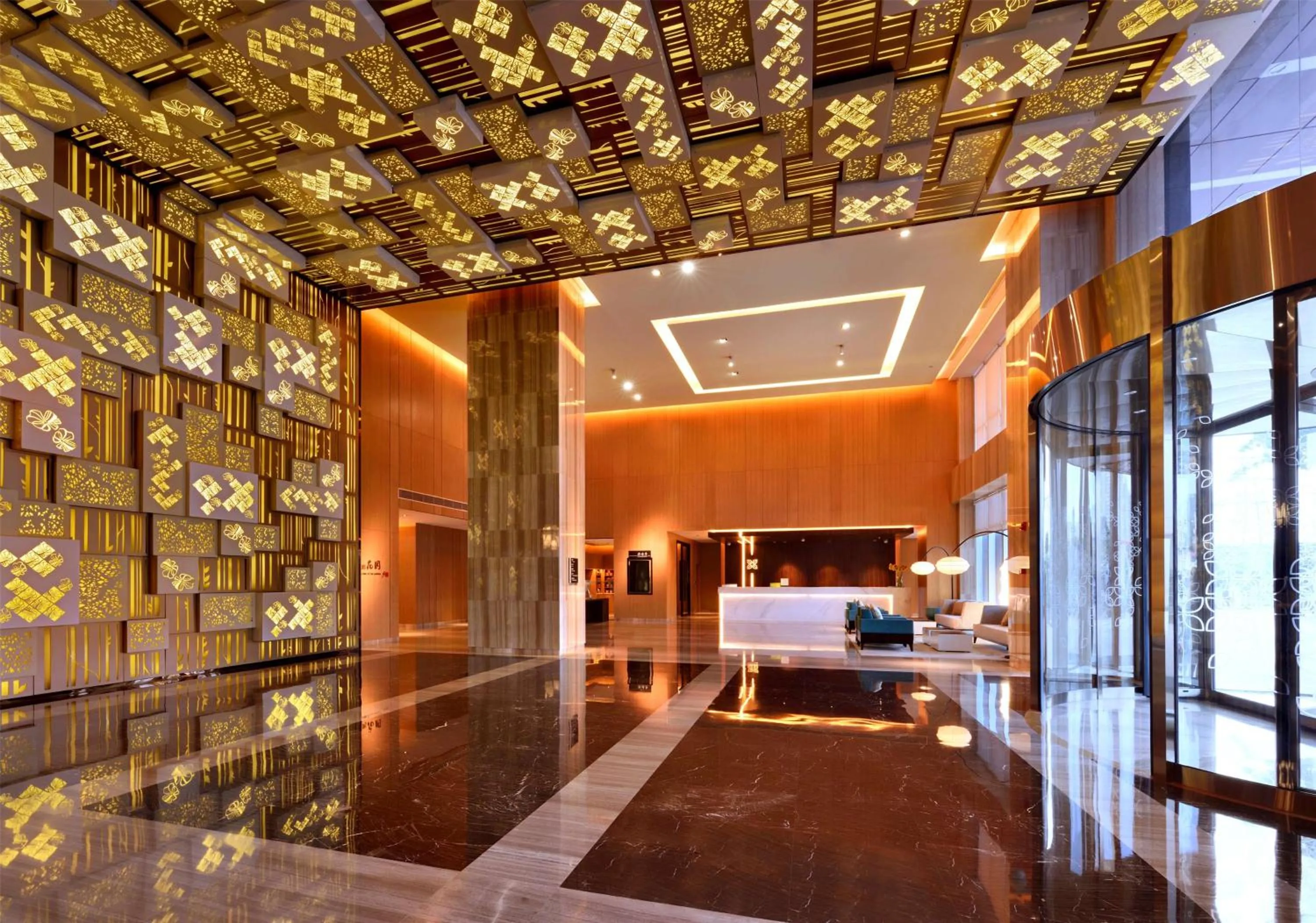 Lobby or reception in Hilton Garden Inn Chengdu Huayang