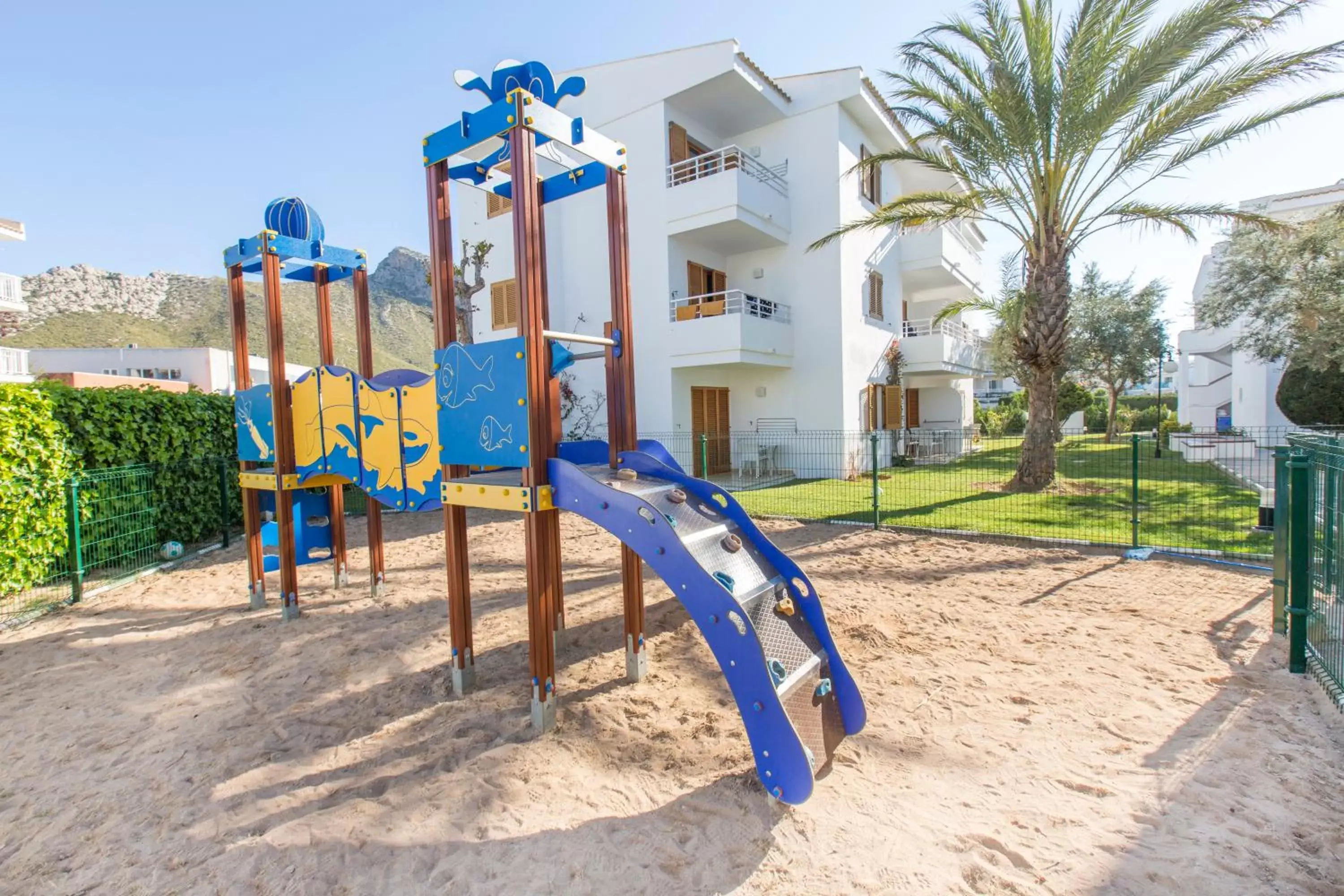 Children play ground in Aparthotel Flora