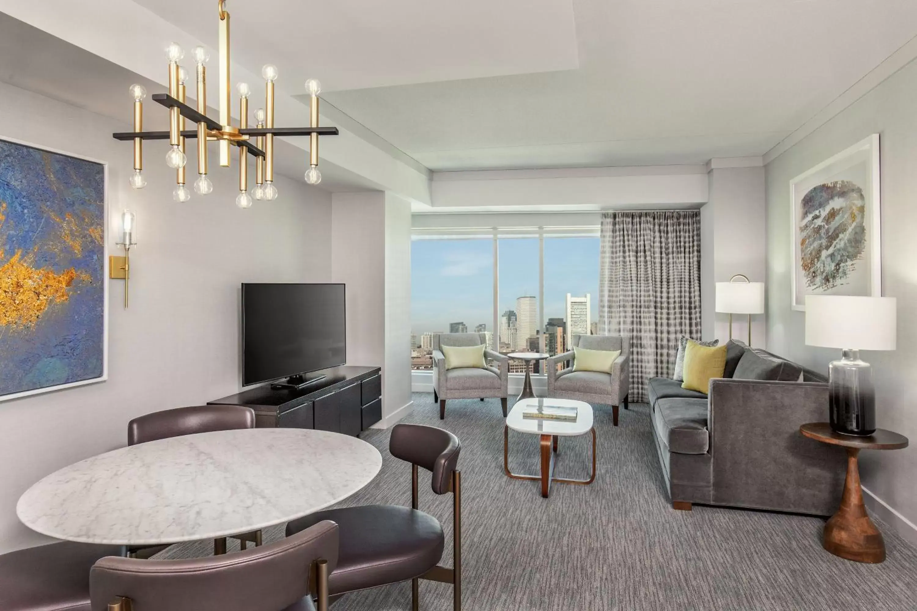 Living room, Seating Area in The Westin Boston Seaport District