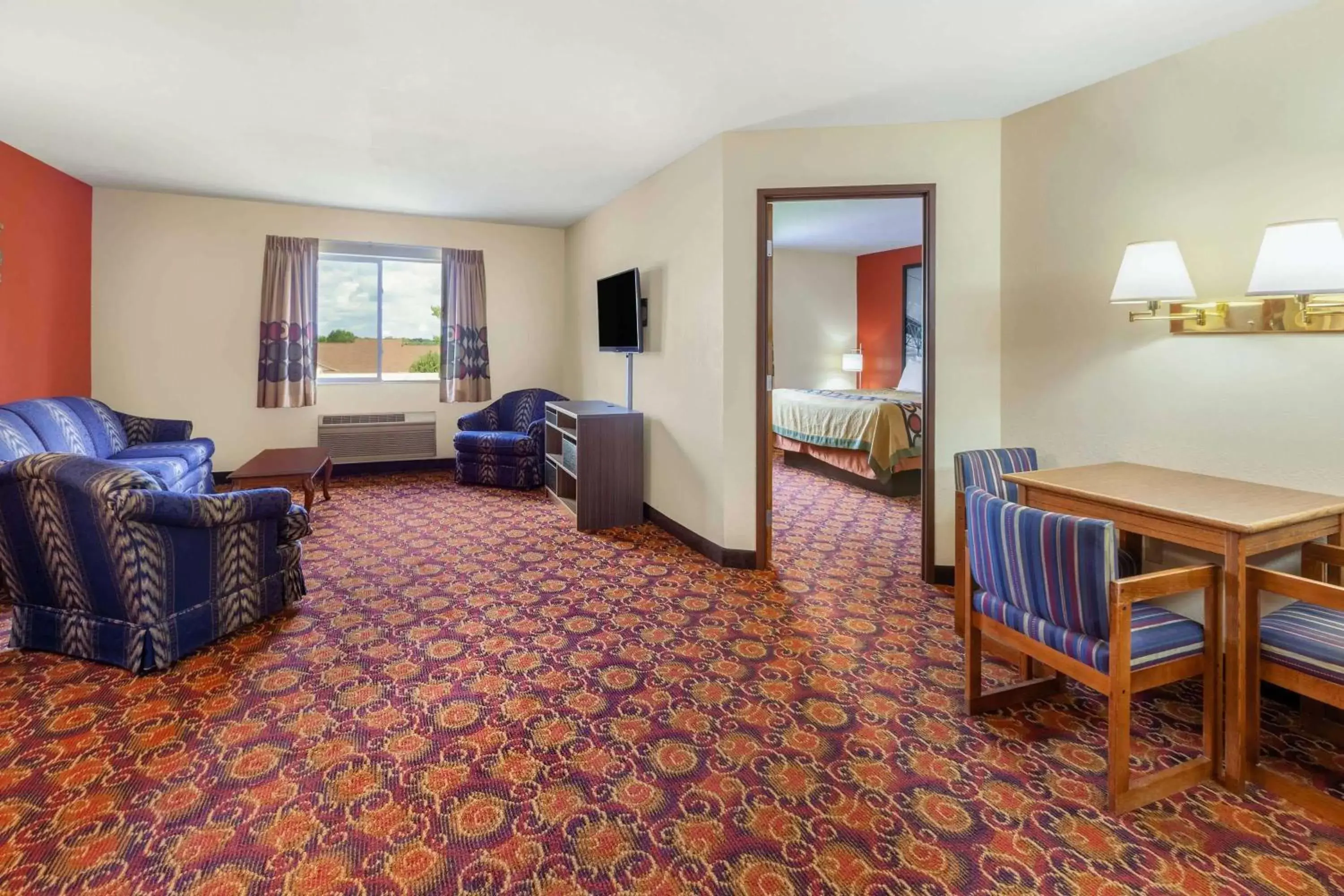 Photo of the whole room in Super 8 by Wyndham Big Rapids