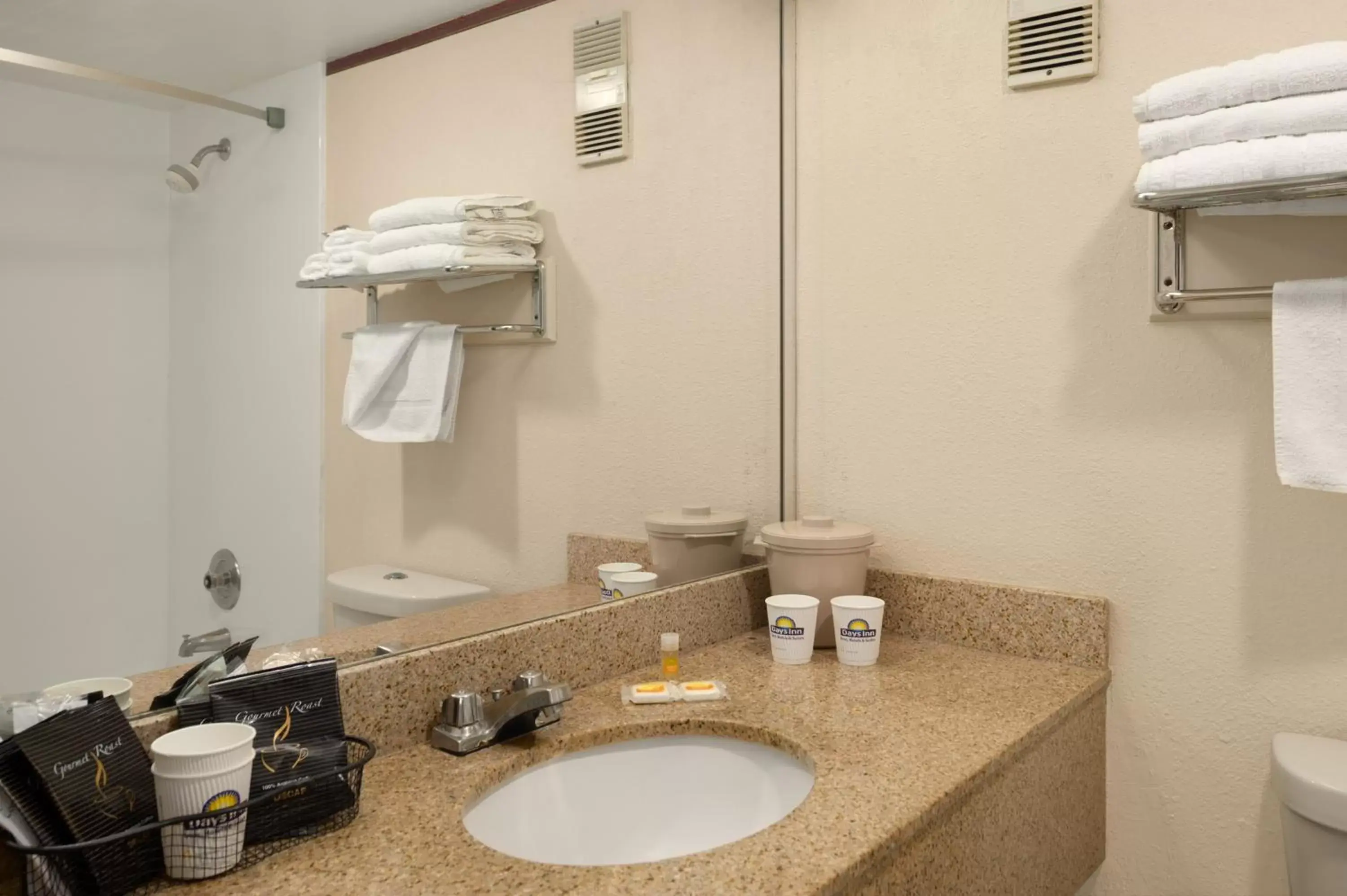 Bathroom in Days Inn by Wyndham Miami International Airport
