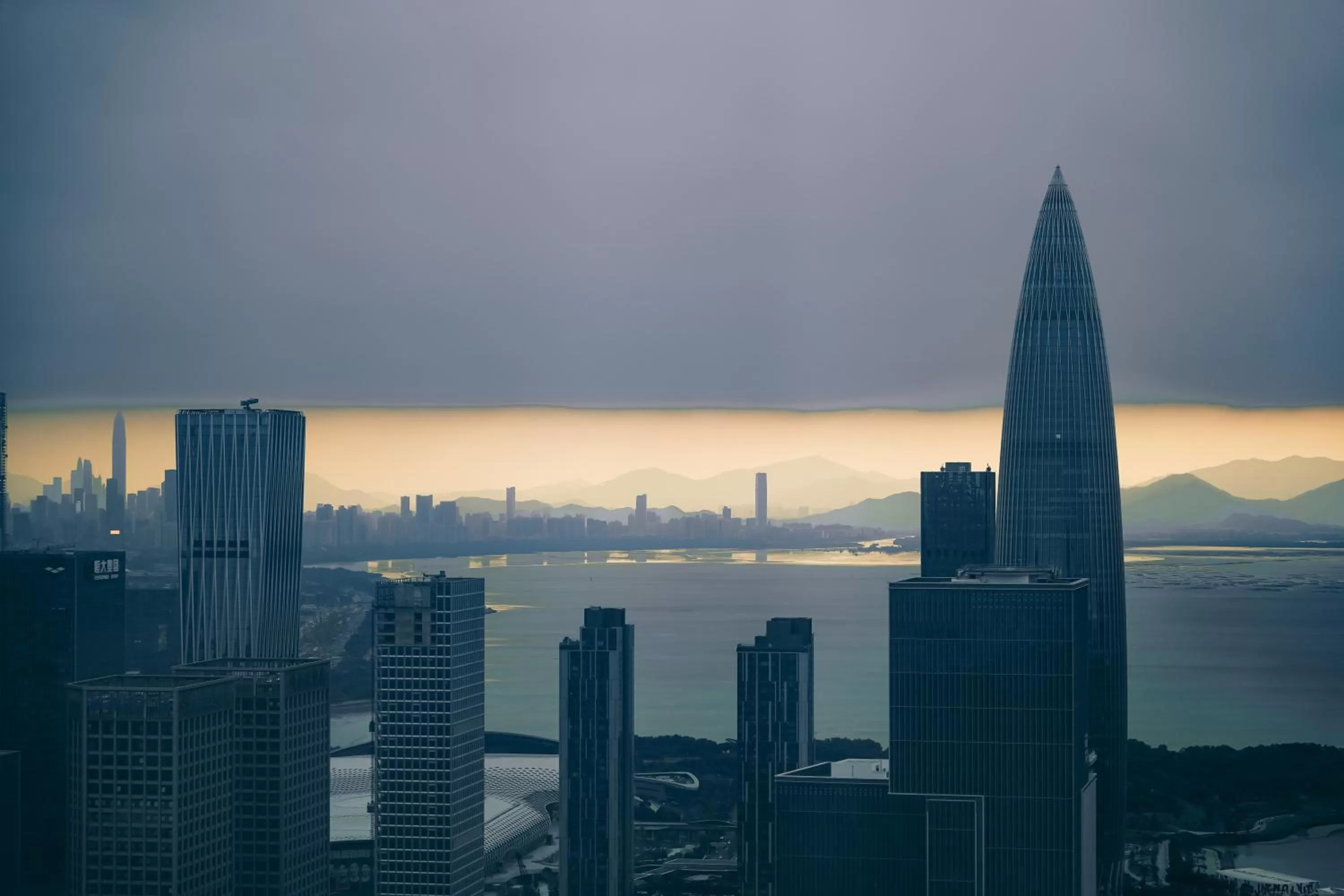 Sea view in Shenzhen Marriott Hotel Nanshan