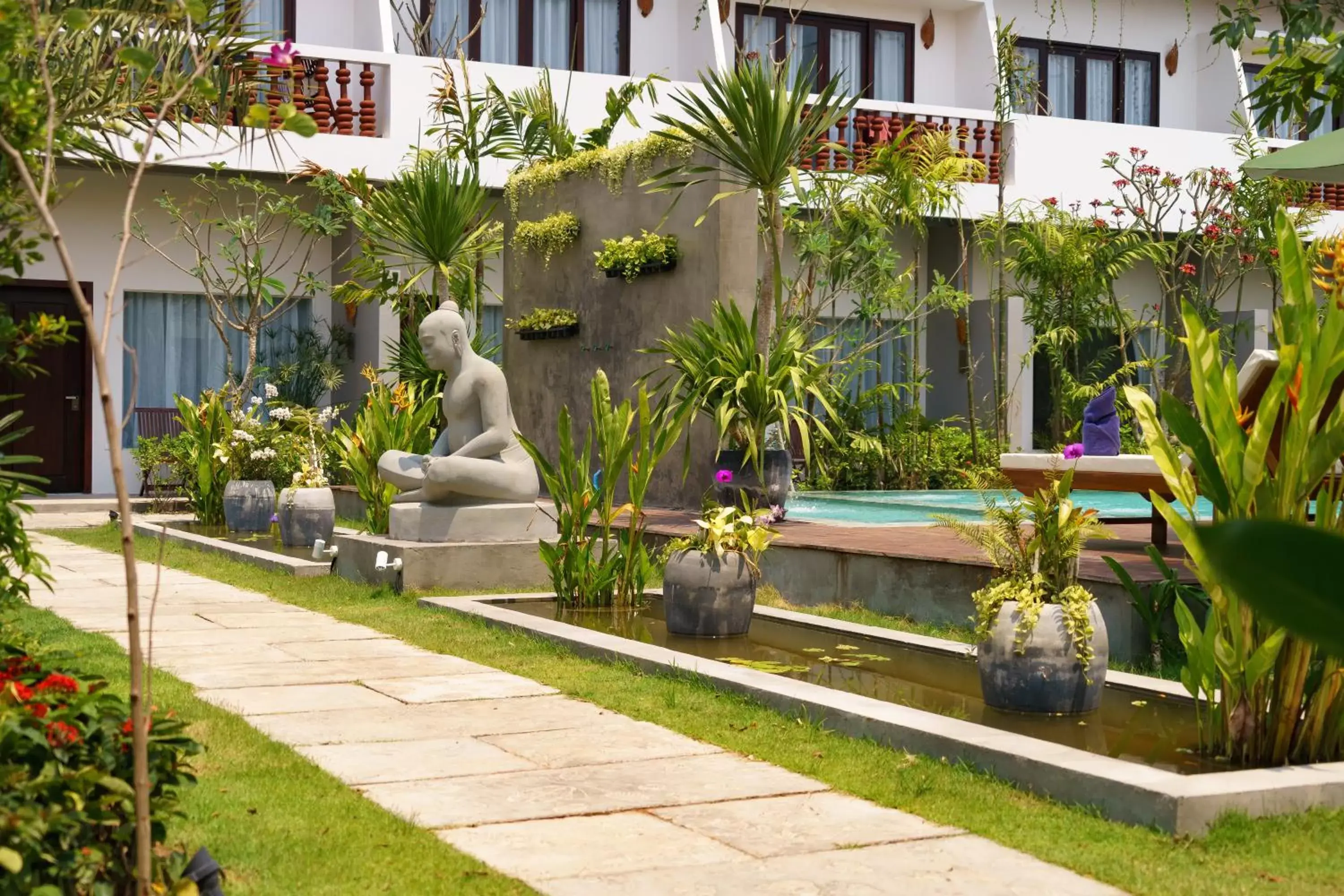 Garden view in Sabara Angkor Resort & Spa