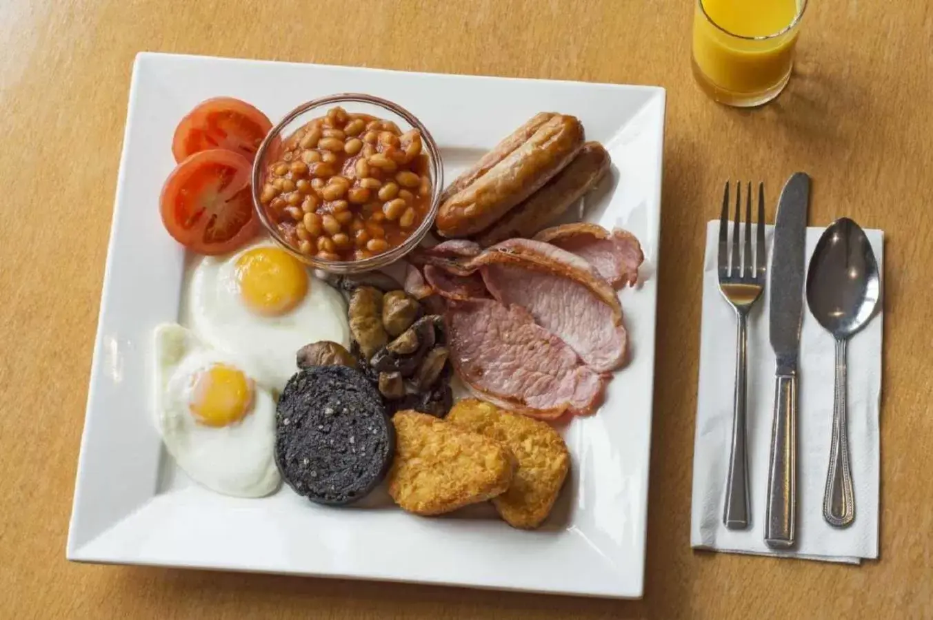 Continental breakfast in Hollins Hall Hotel, Golf & Country Club