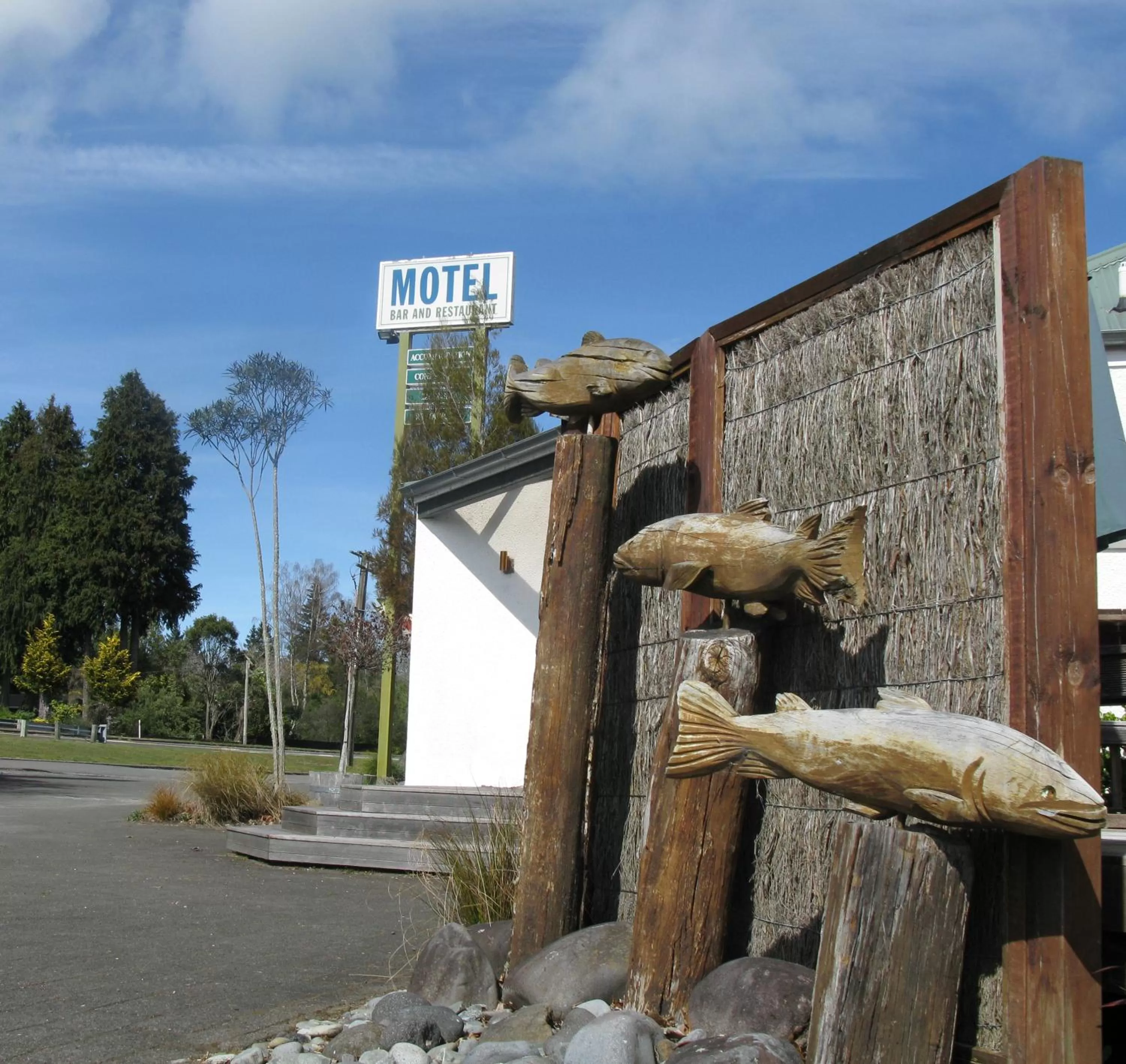 Facade/entrance in Turangi Bridge Motel