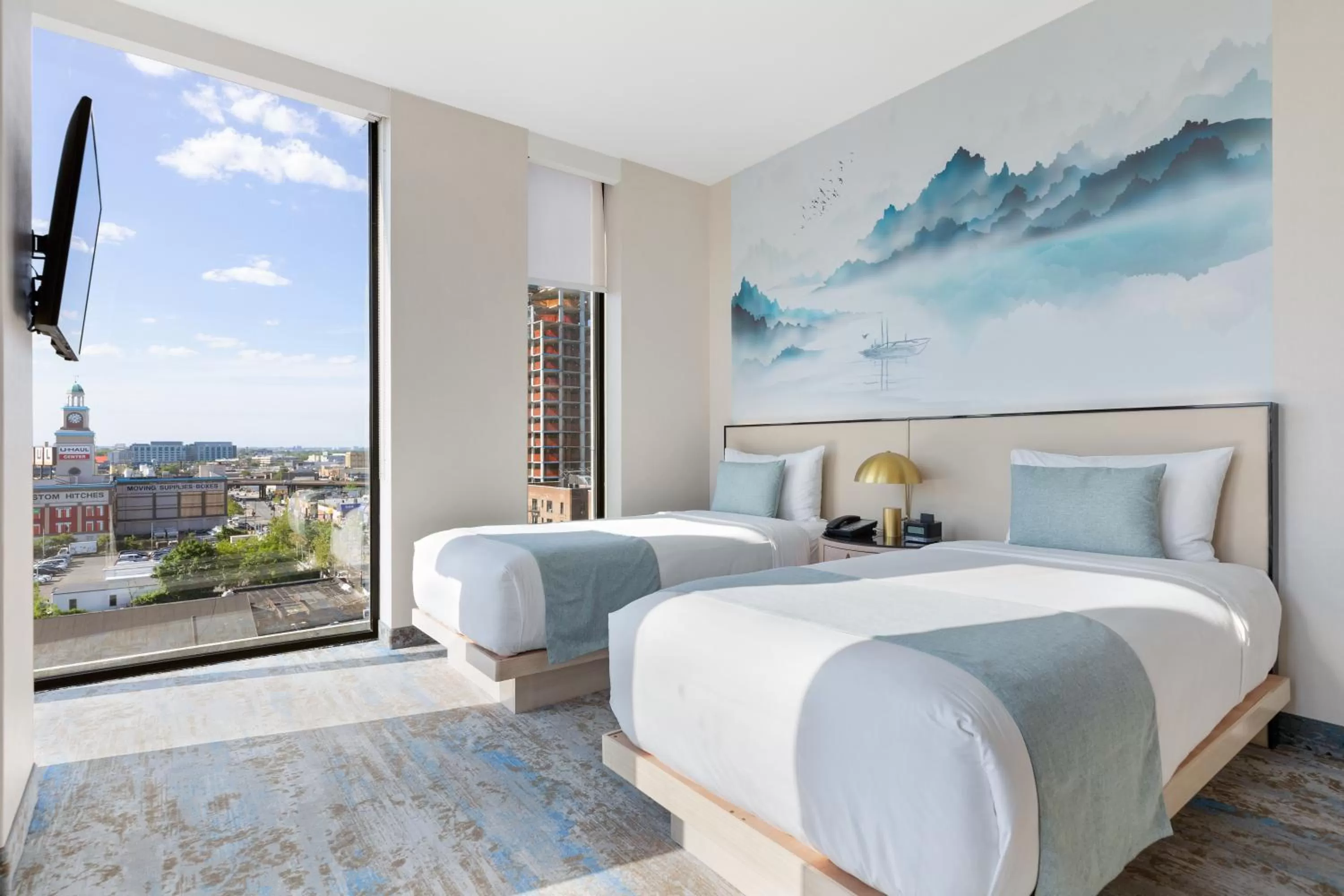 Bed in The Parc Hotel