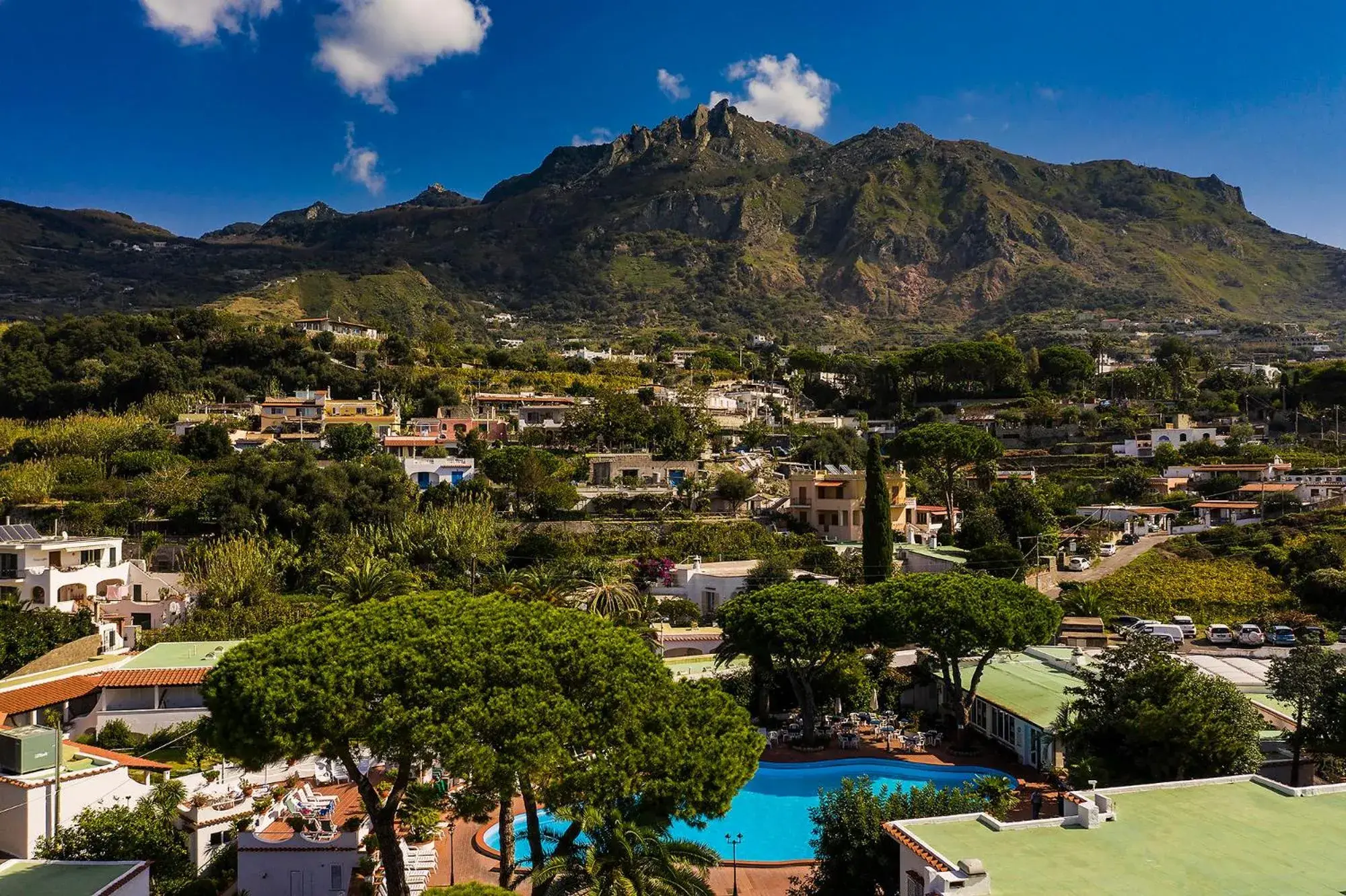 Natural landscape, Pool View in Hotel Terme Park Imperial