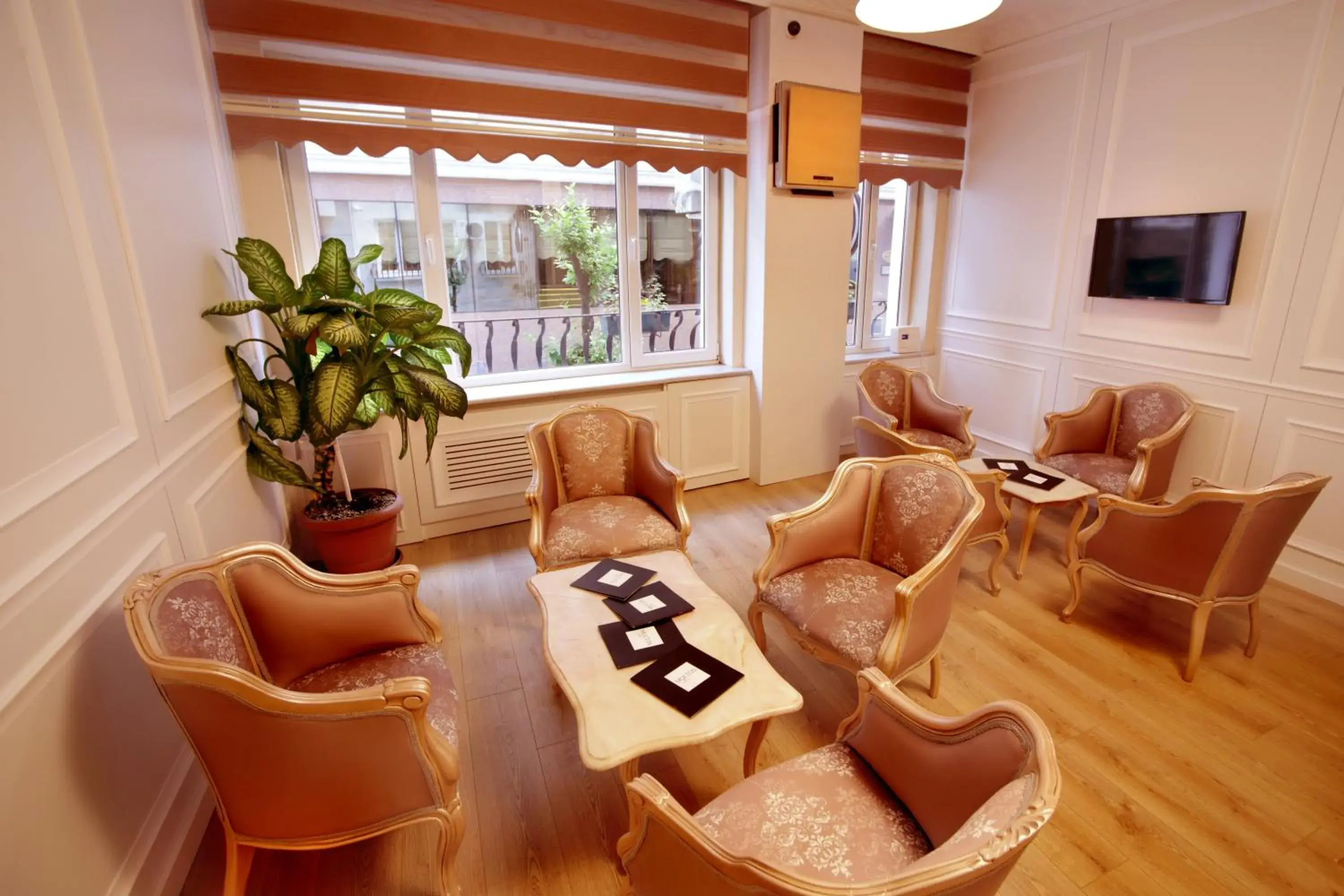 Communal lounge/ TV room, Seating Area in Molton Sisli MLS Hotel