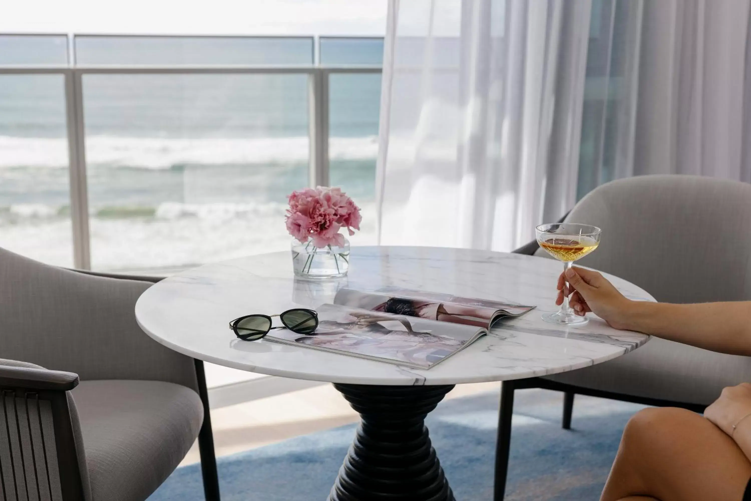 Living room, Dining Area in The Langham, Gold Coast and Jewel Residences