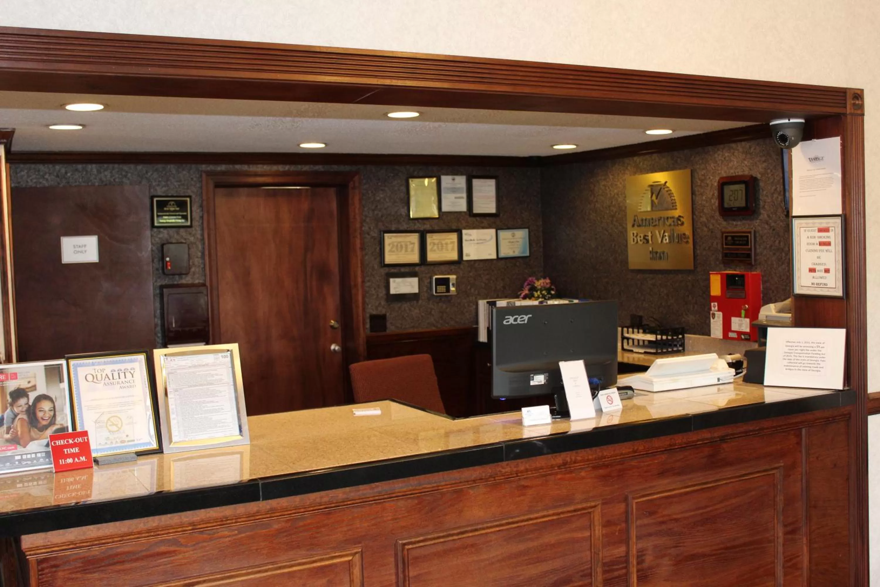 Lobby or reception in America's Best Value Inn Conyers