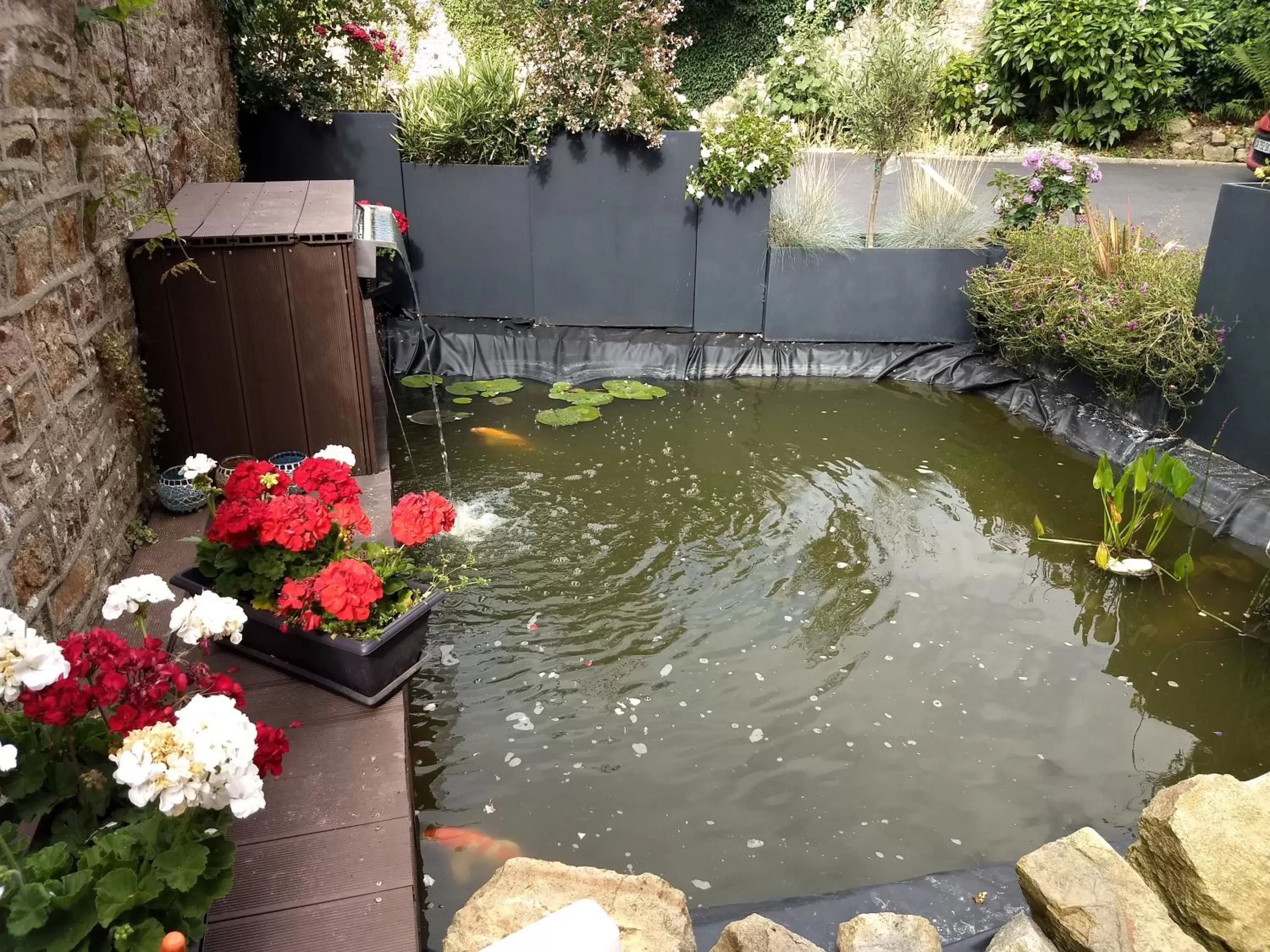 Patio in Hôtel Patton