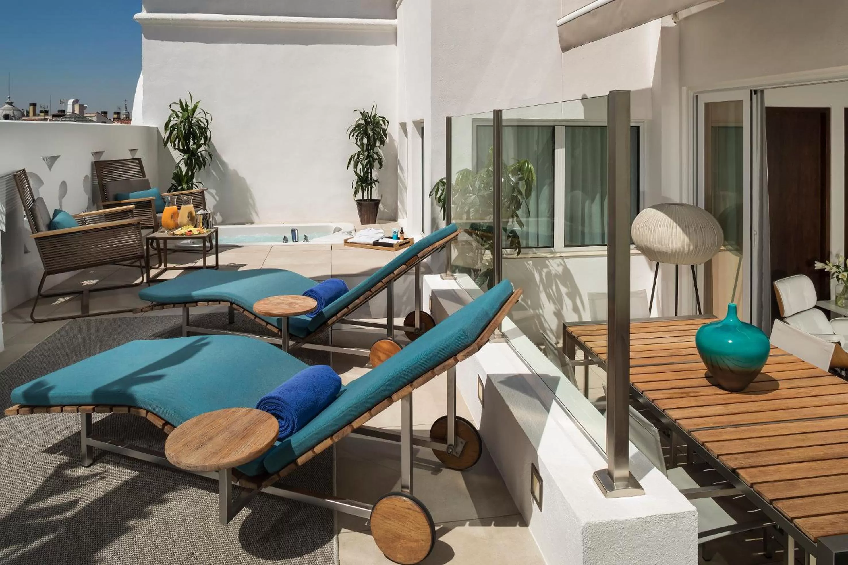 Decorative detail in ME Madrid Reina Victoria by Meliá