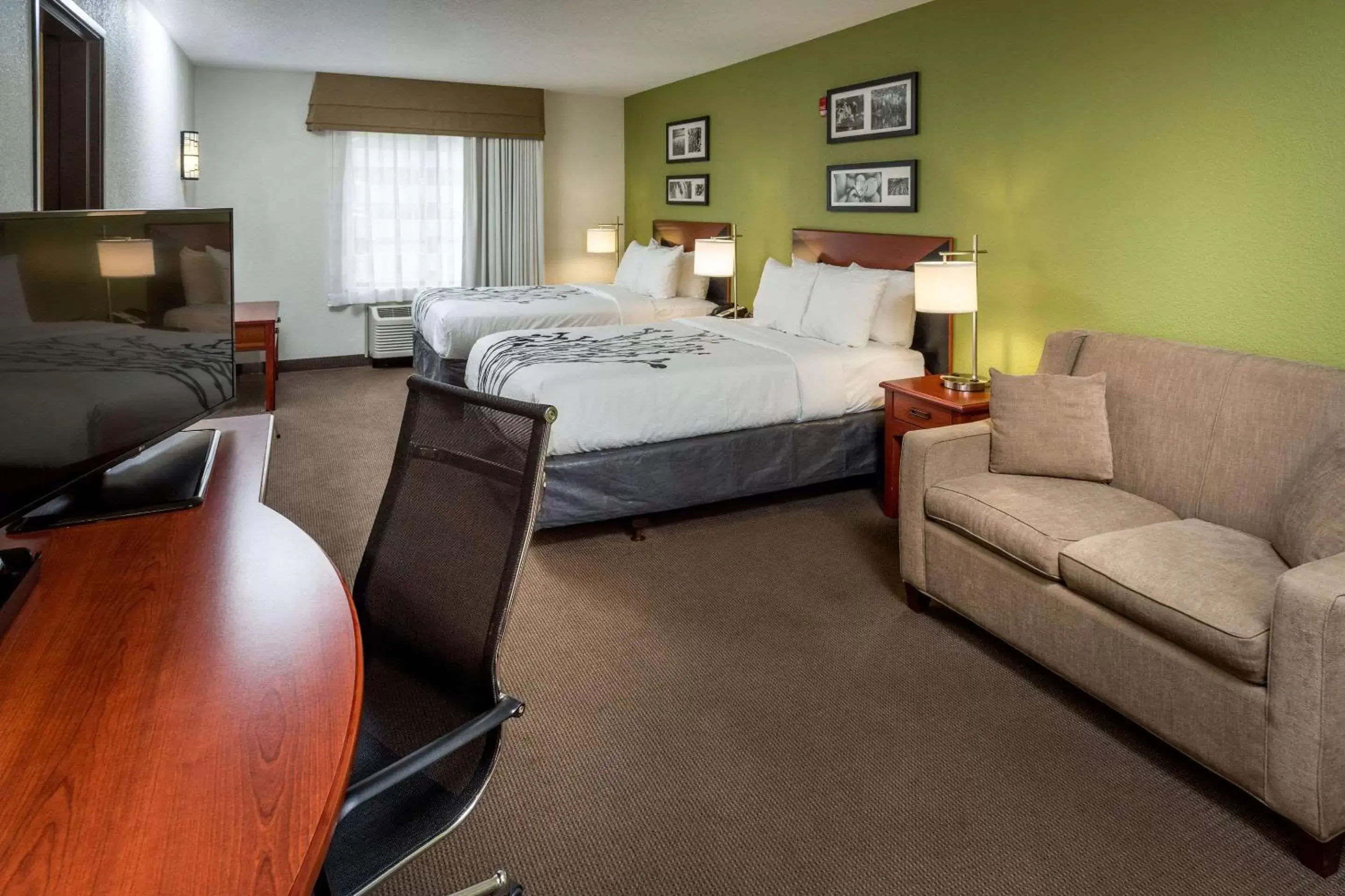 Bedroom in Sleep Inn & Suites Cross Lanes - South Charleston